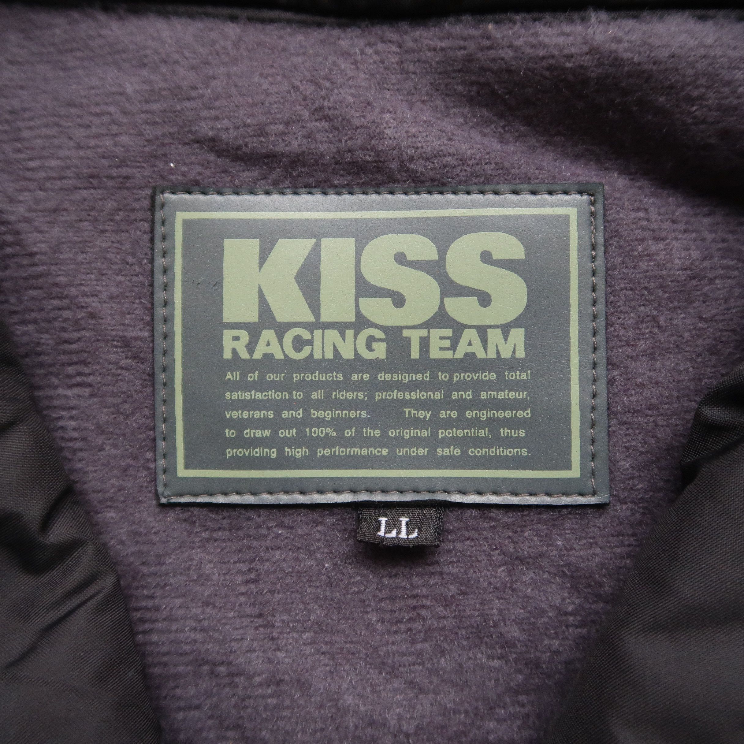 Japanese Brand VTG 90s Kiss Racing Team Padded Jacket Size US L / EU 52-54 / 3 - 4 Thumbnail