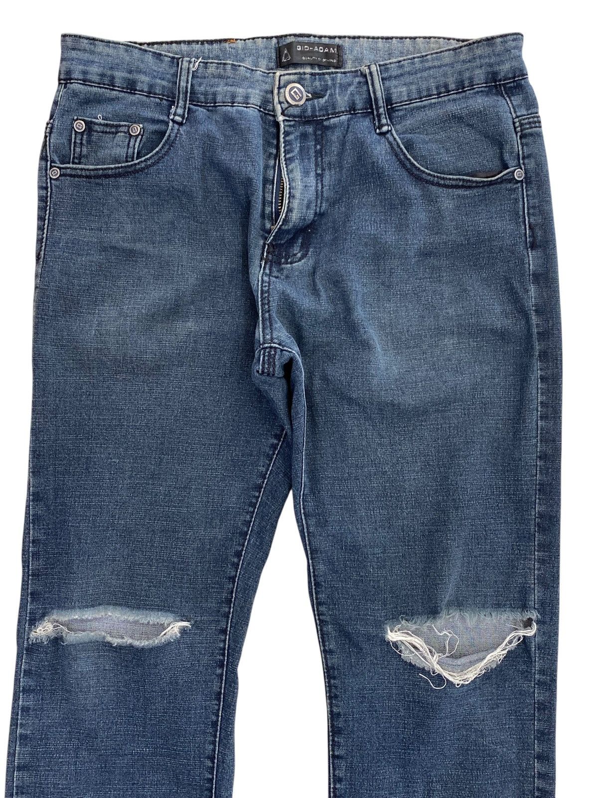 Japanese Brand Japanese Brand Distressed Style Loose Jeans Size US 32 / EU 48 - 2 Thumbnail