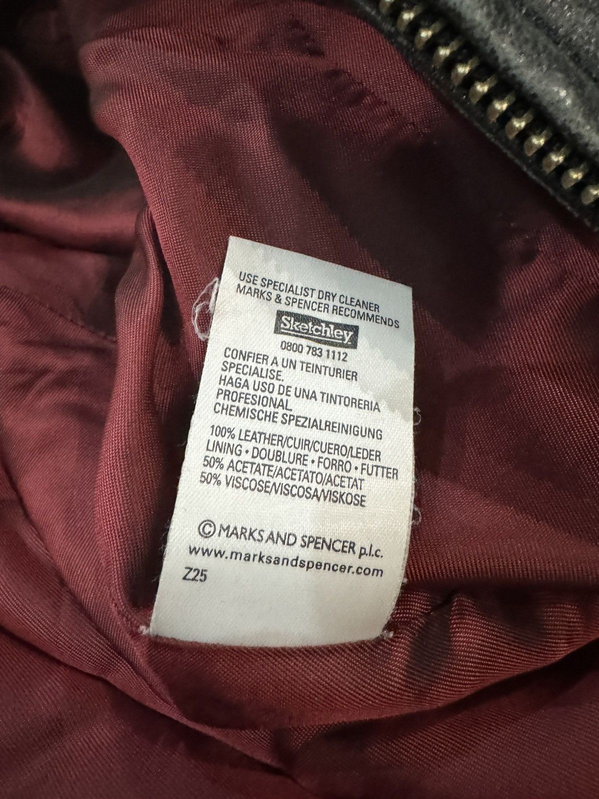 Vintage 00s Y2K vintage Italian Leather Jacket Size M / US 6-8 / IT 42-44 - 5 Thumbnail