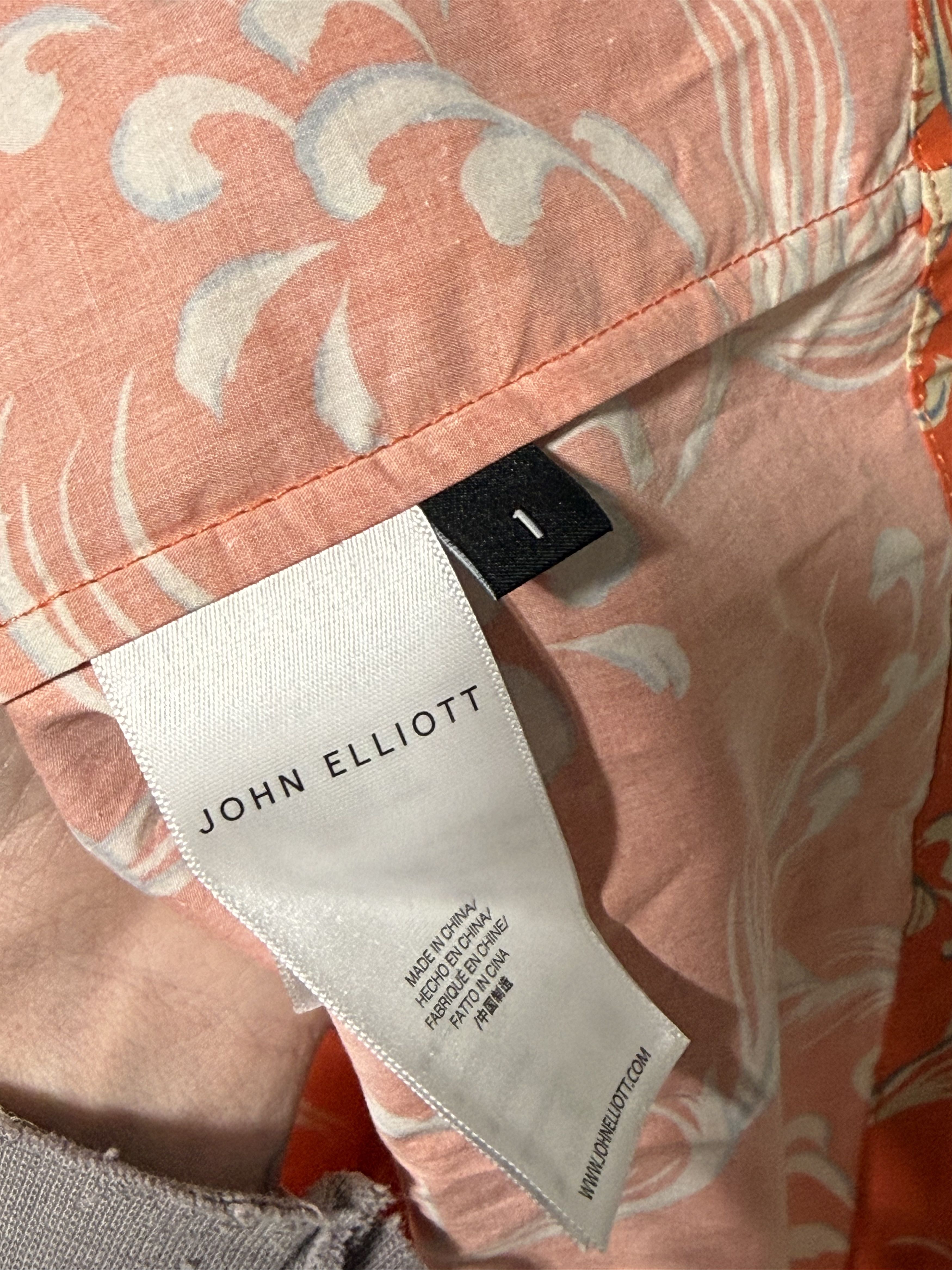 John Elliott John Elliott Camp Shirt 'Orange' Size US S / EU 44-46 / 1 - 3 Thumbnail