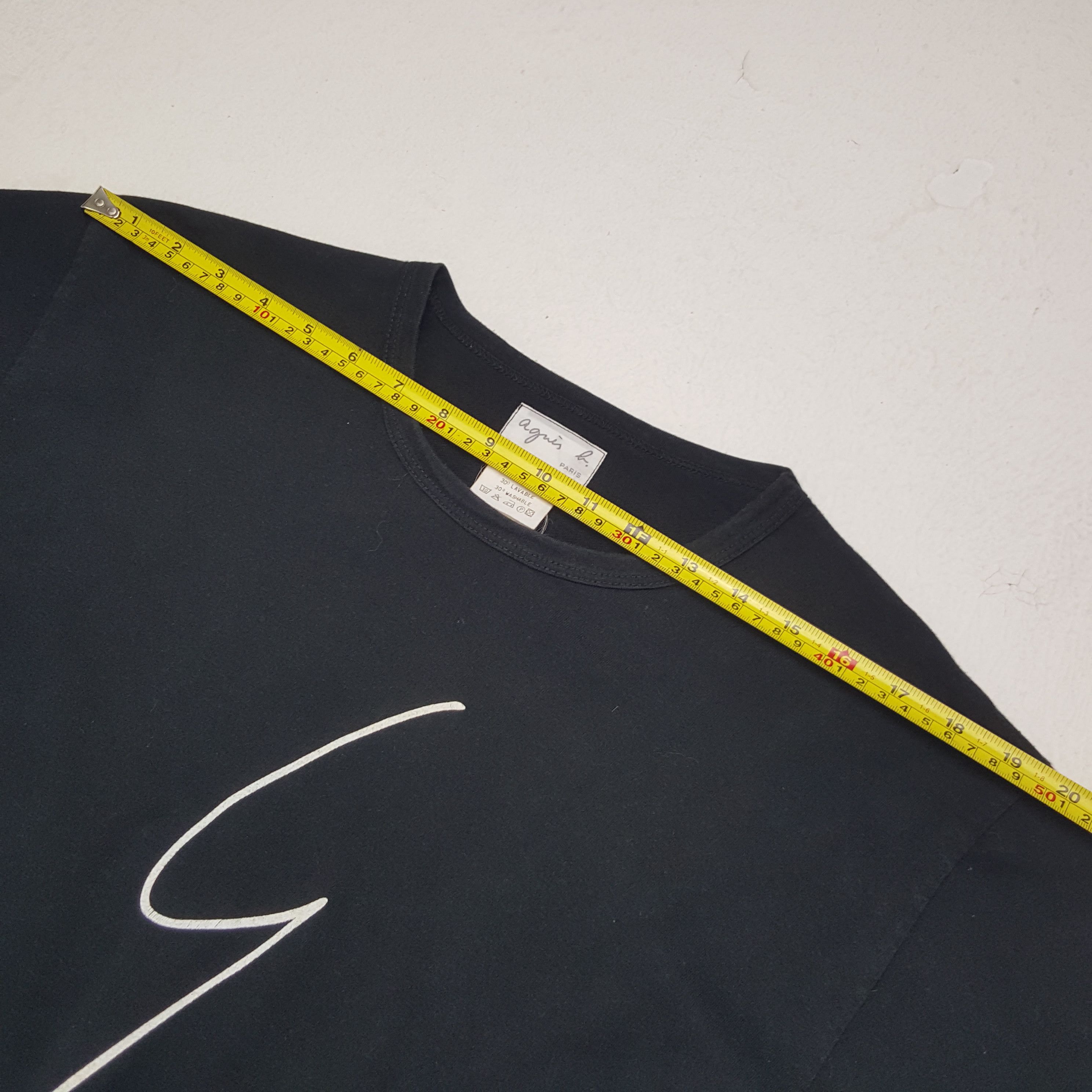 Vintage × agnes b. Vintage Agnes b Big Logo Tshirt Size US M / EU 48-50 / 2 - 5 Thumbnail