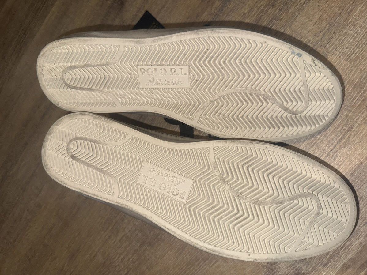 Polo Ralph Lauren Polo Ralph Lauren White Leather Trainers Size 43 27,5 cm Size US 10 / EU 43 - 9 Thumbnail
