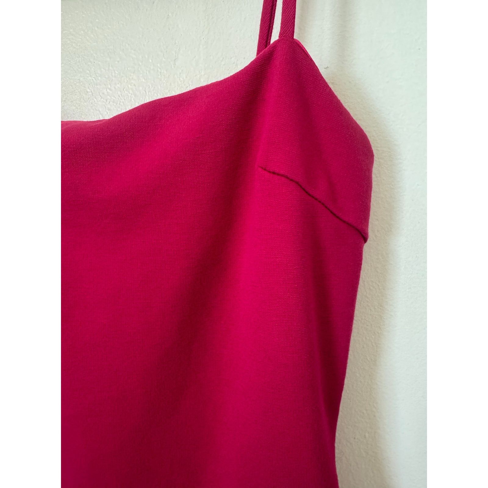 Lulus Lulus Hot Pink Bodycon Mini Dress XS Spaghetti Strap Size XS / US 0-2 / IT 36-38 - 2 Thumbnail