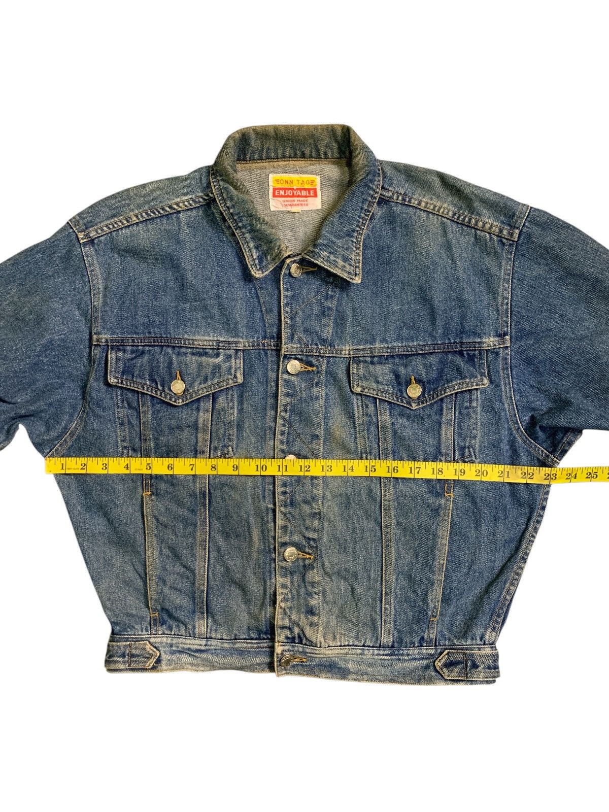 Vintage Rare Design Vintage Onn Tag Enjoyable Trucker Jackets Size US M / EU 48-50 / 2 - 8 Thumbnail