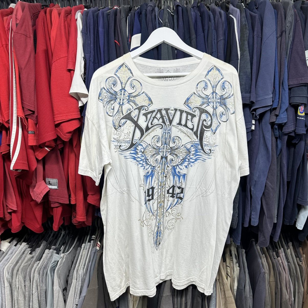 Affliction VTG Xzavier Thirst Big Logo Affliction 00s Size XXL 00s USA Size US XXL / EU 58 / 5 - 2 Thumbnail