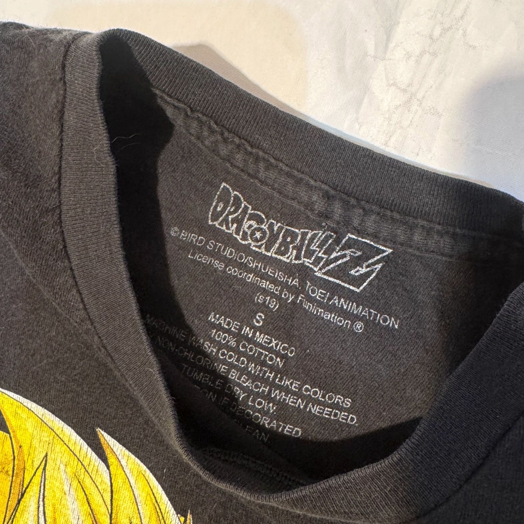 Vintage Dragon Ball Z T-Shirt Men Black Crew Neck Short Sleeve Logo Graphic Print Vintage No Size US M / EU 48-50 / 2 - 2 Thumbnail