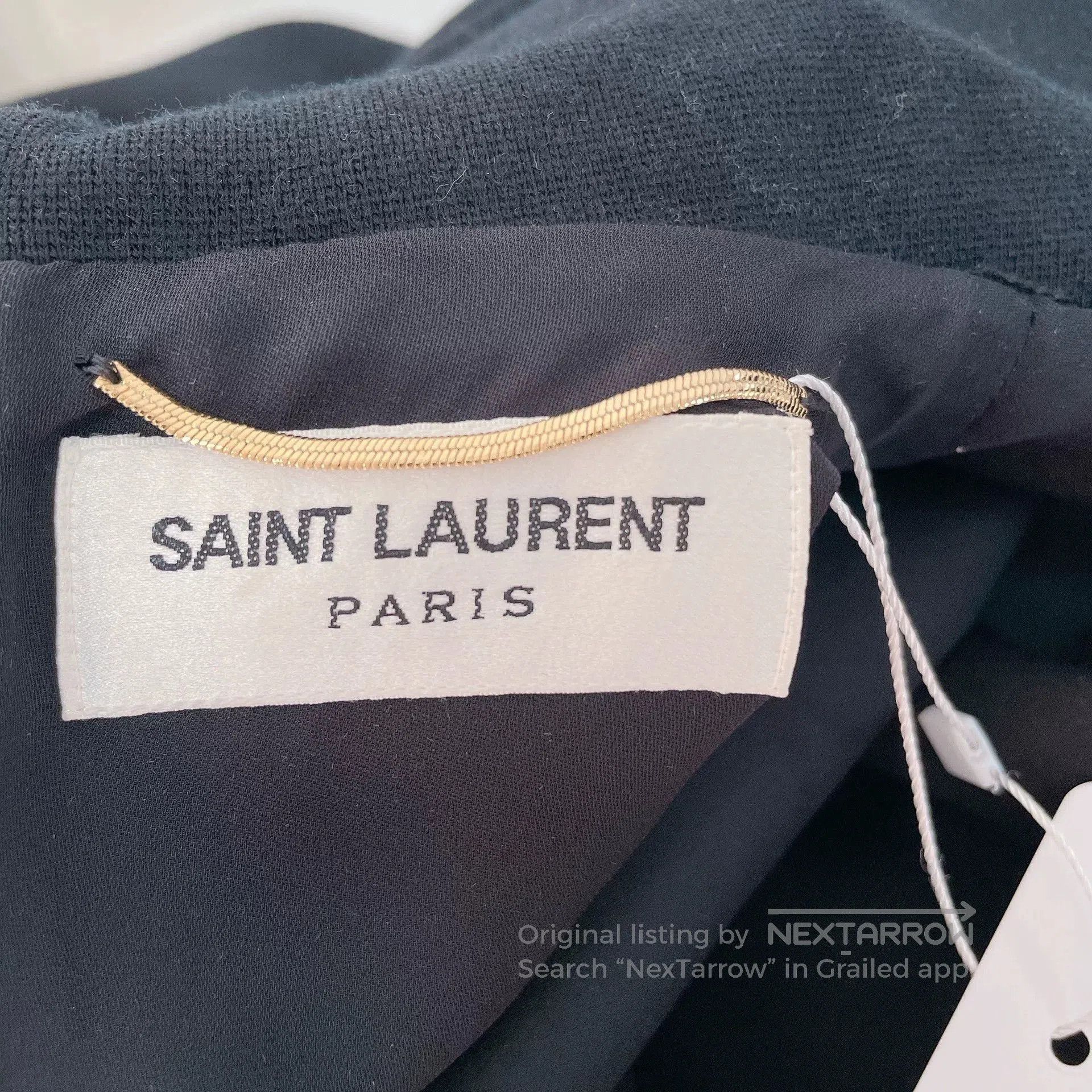 Saint Laurent Paris Saint Laurent Black Pearl. Size S / US 4 / IT 40 - 4 Thumbnail