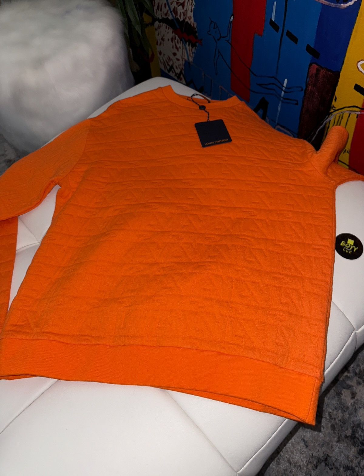 Louis Vuitton Louis Vuitton doves quilted logo sweater Size US M / EU 48-50 / 2 - 1 Thumbnail