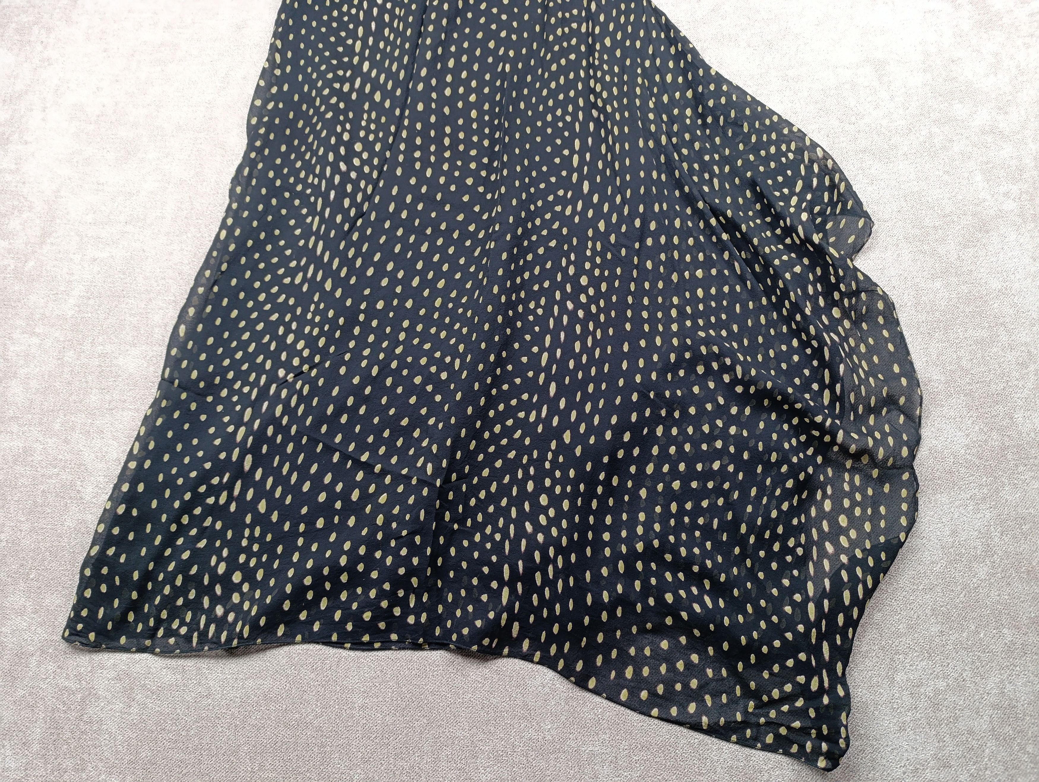 Max Mara MAX MARA DOT PRINT SILK VINTAGE STRAP ASYMMETRIC DRESS Size M / US 6-8 / IT 42-44 - 19 Thumbnail