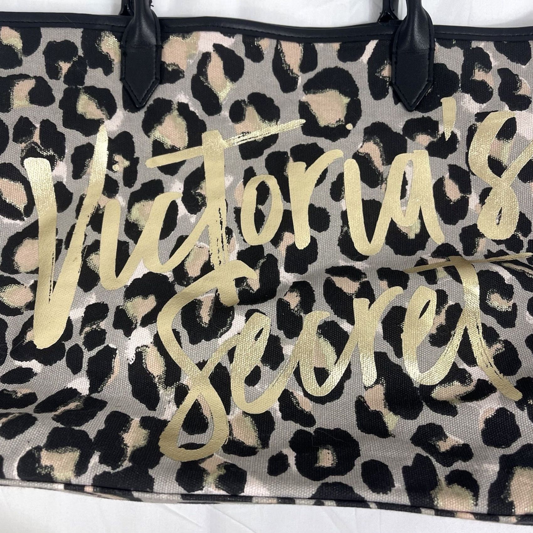 Victoria's Secret Victoria's Secret Weekender Shoulder Bag Leopard Animal Print Pink NWT 2017 Medium Women Womens Bag Size ONE SIZE - 6 Thumbnail