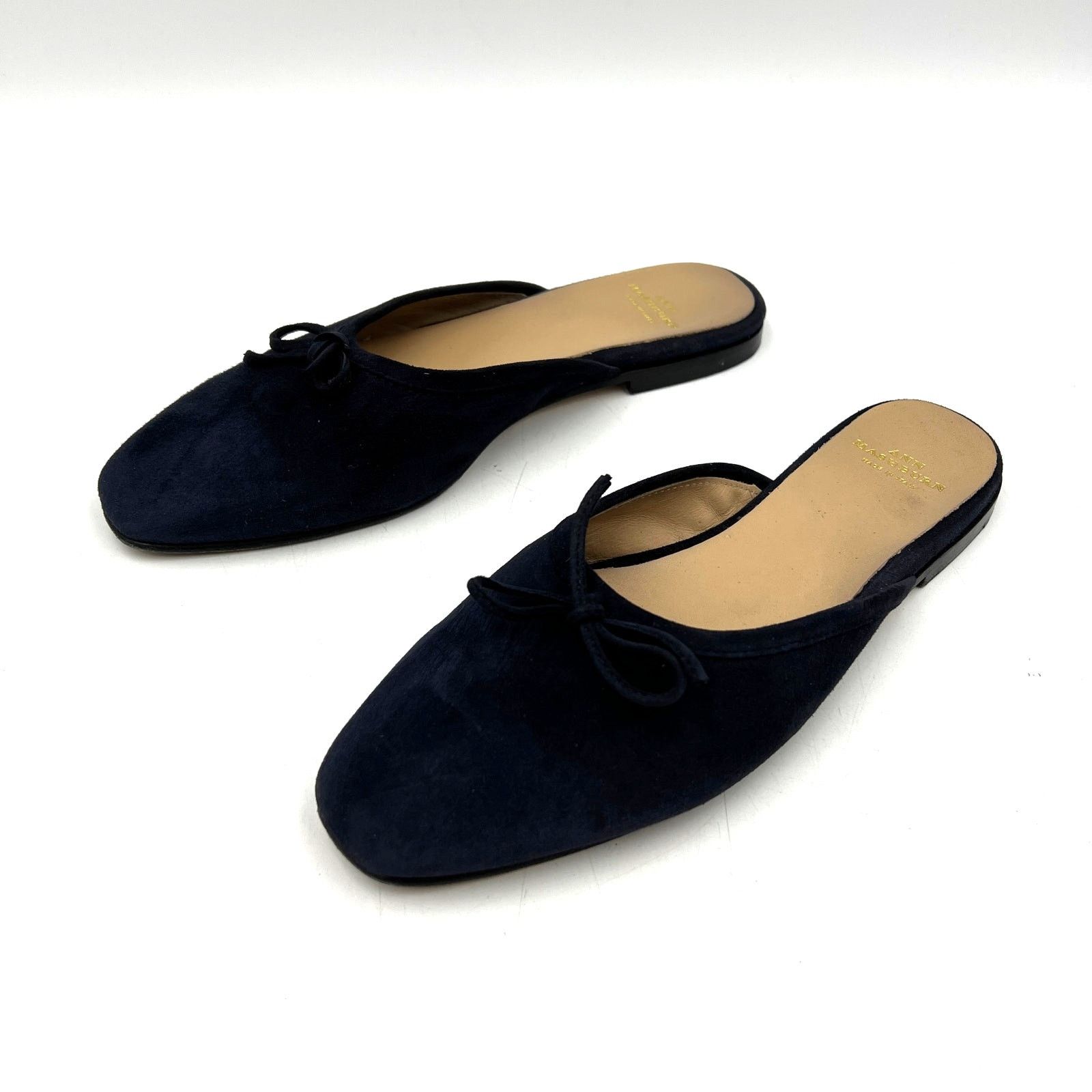 Other Ann Mashburn Joy Mule Navy Suede Size US 7 / IT 37 - 8 Thumbnail