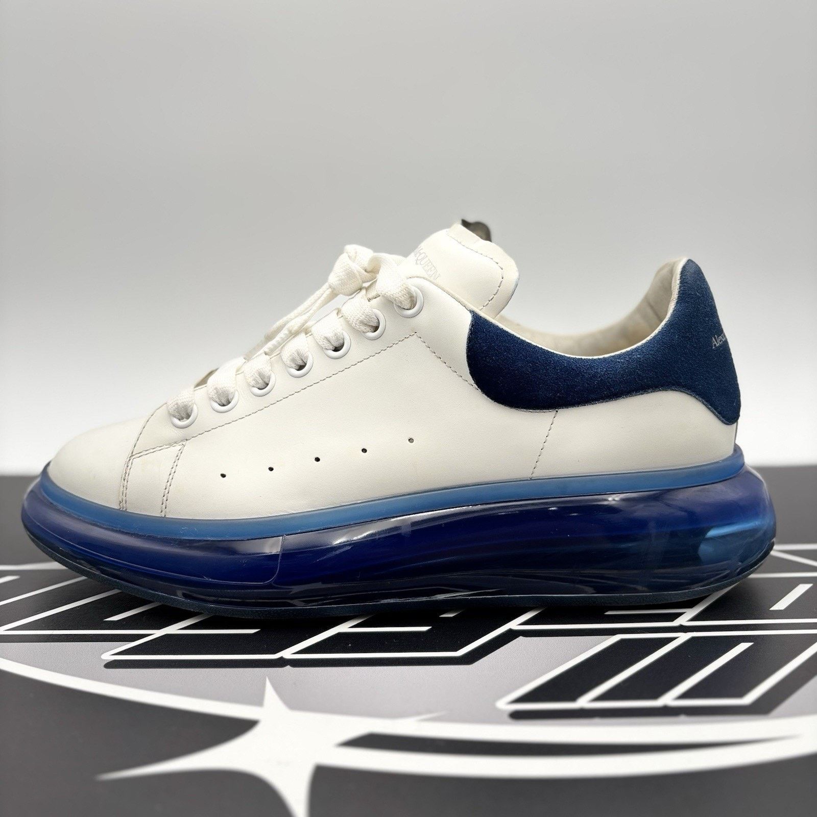 Alexander McQueen Alexander McQueen ' White, Blue Bottoms ' | GOOD CONDITION! Size US 10 / EU 43 - 11 Thumbnail
