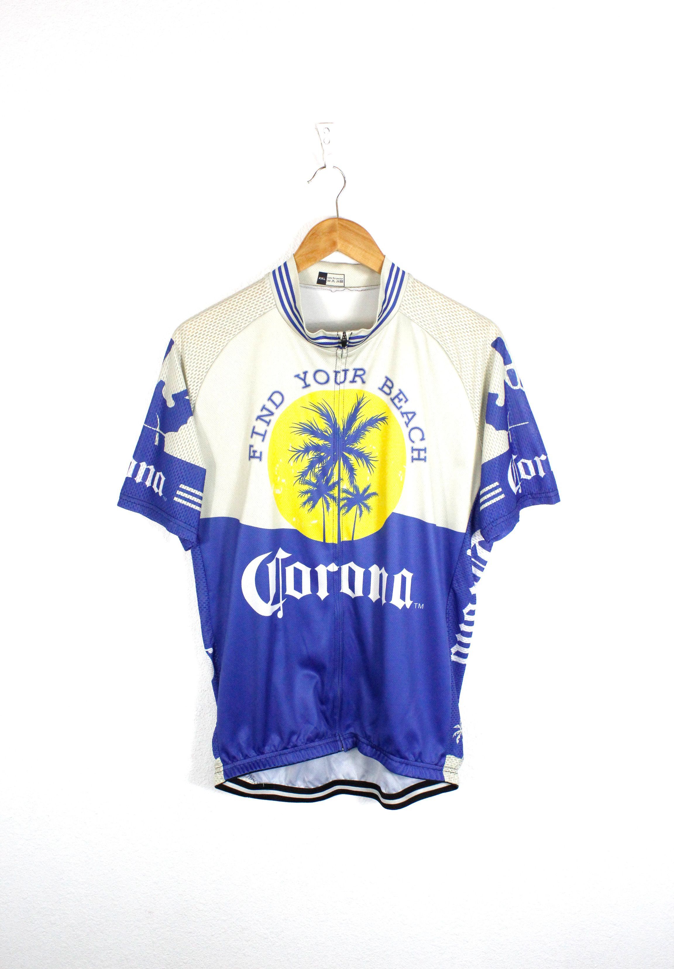 Vintage Vintage Corona All Over Printed Cycling Jersey Tee Tshirt Size US XXL / EU 58 / 5 - 1 Thumbnail
