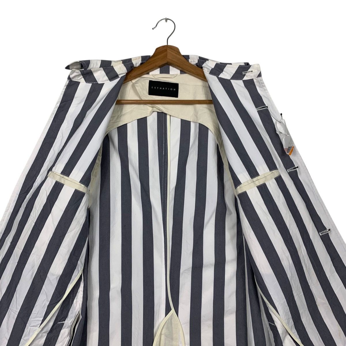 Japanese Brand ESTNATION Made in Japan Striped Button Shirt #2361-C106 Size US M / EU 48-50 / 2 - 12 Thumbnail
