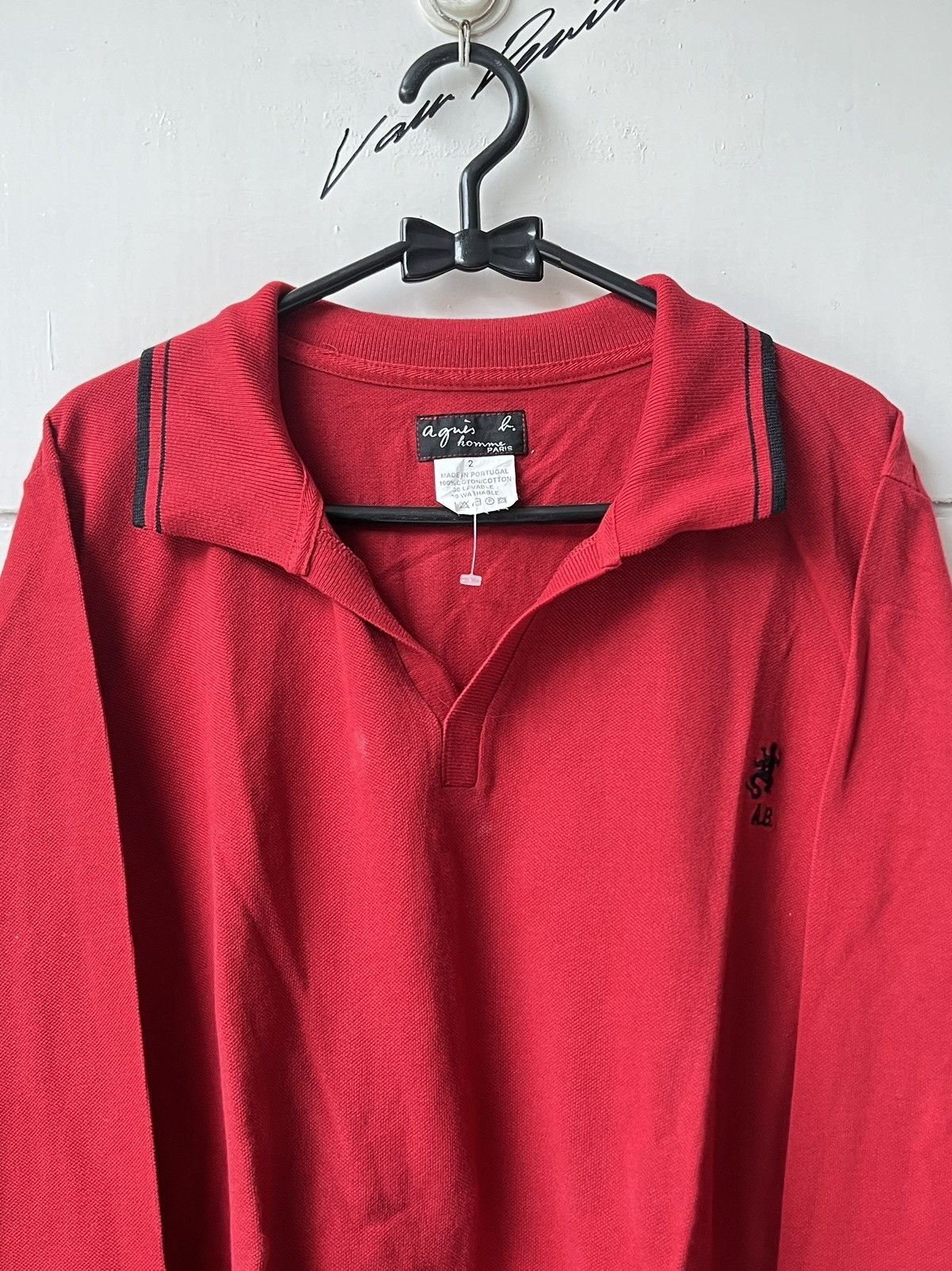 agnes b. AGNES B HOMME Red T-Shirt Size US M / EU 48-50 / 2 - 3 Thumbnail