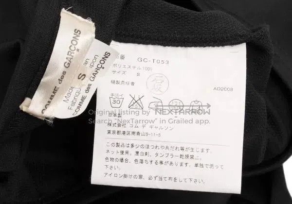 Comme des Garcons Comme Des Garcons Black vintage lace flared sleeve top Size S / US 4 / IT 40 - 7 Thumbnail