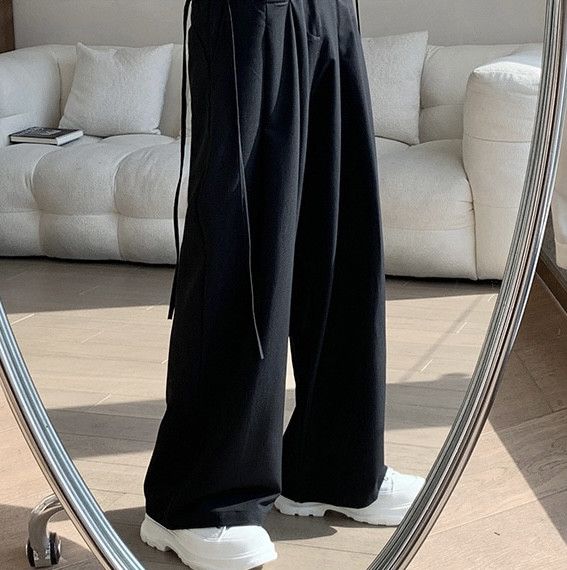 Japanese Brand Straight Baggy Loose Fit Trousers Casual Pants y2k Size US 30 / EU 46 - 3 Thumbnail