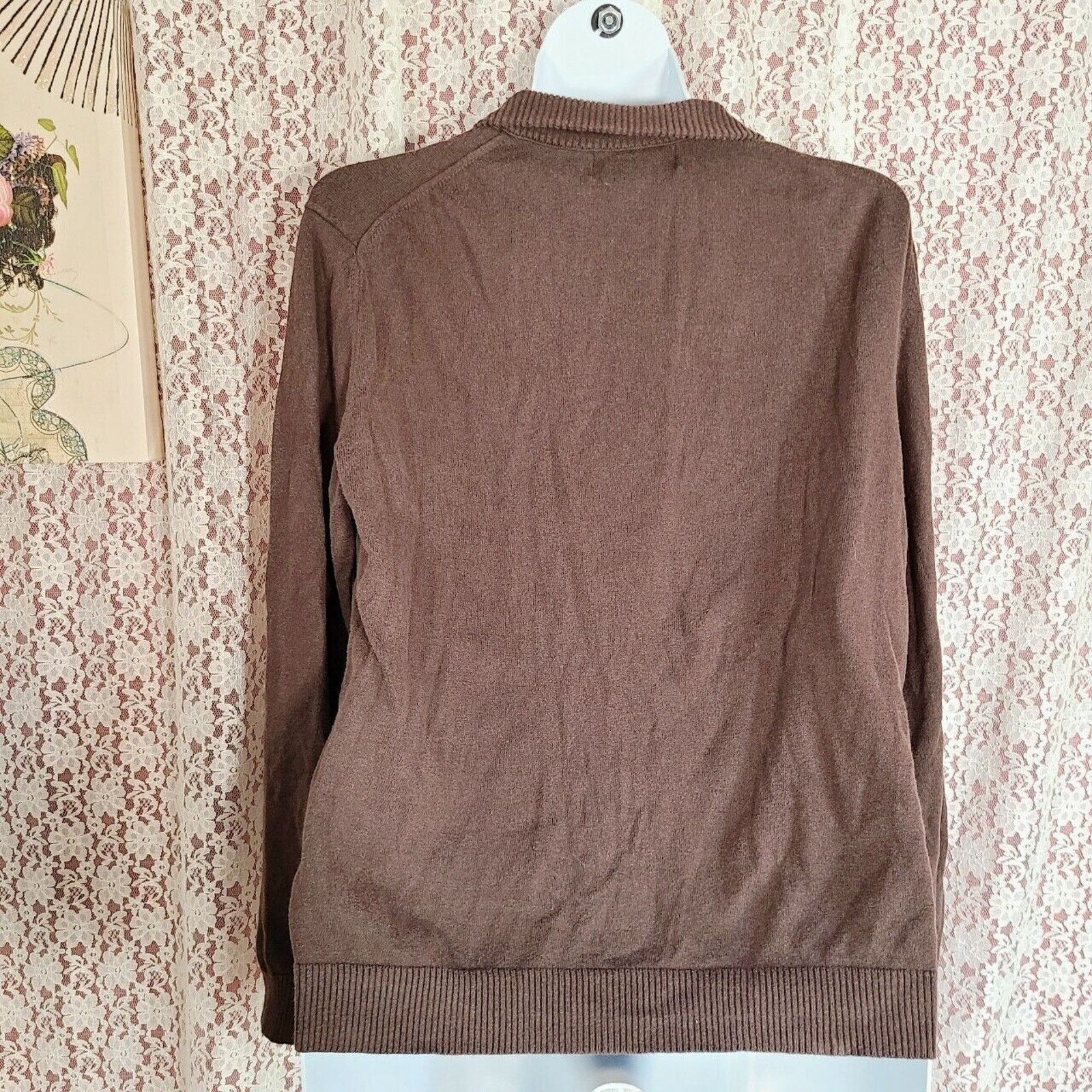 Banana Republic Banana republic faded brown pullover knit sweater Size large Size US L / EU 52-54 / 3 - 6 Thumbnail