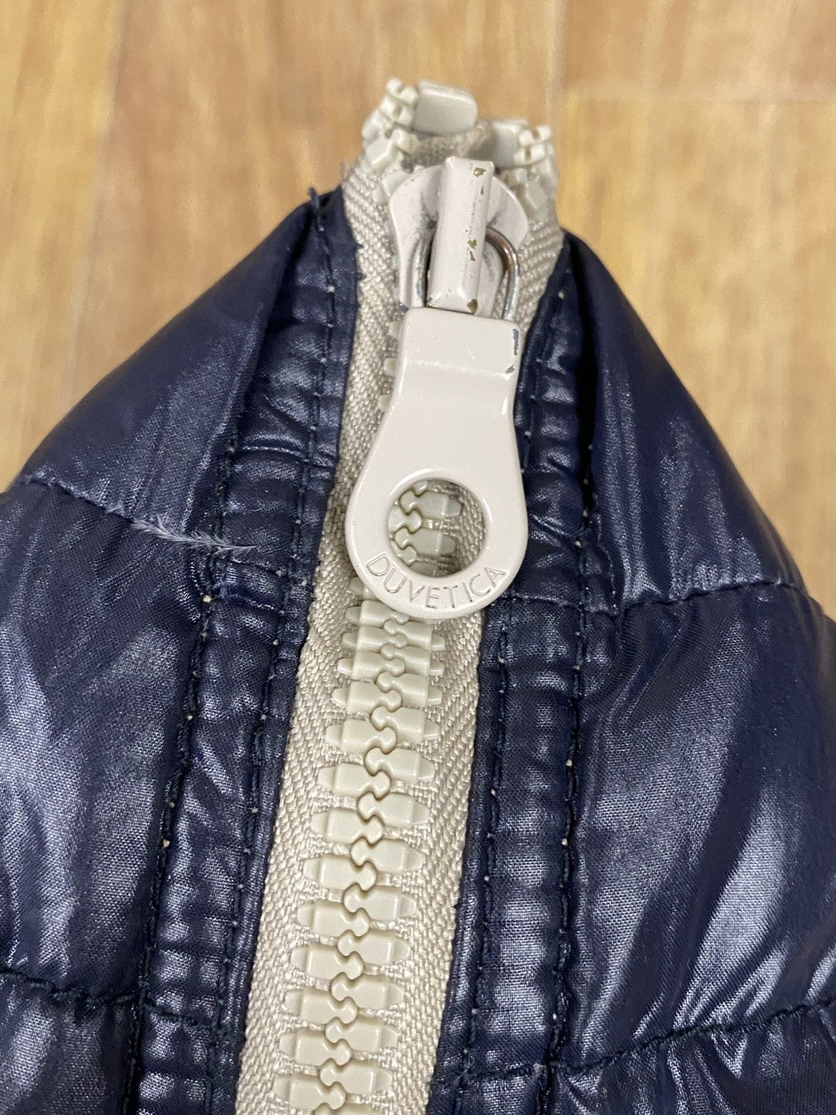 Duvetica Duvetica Full Zip Glossy Dark Blue Puffer Jacket Size S / US 4 / IT 40 - 5 Thumbnail