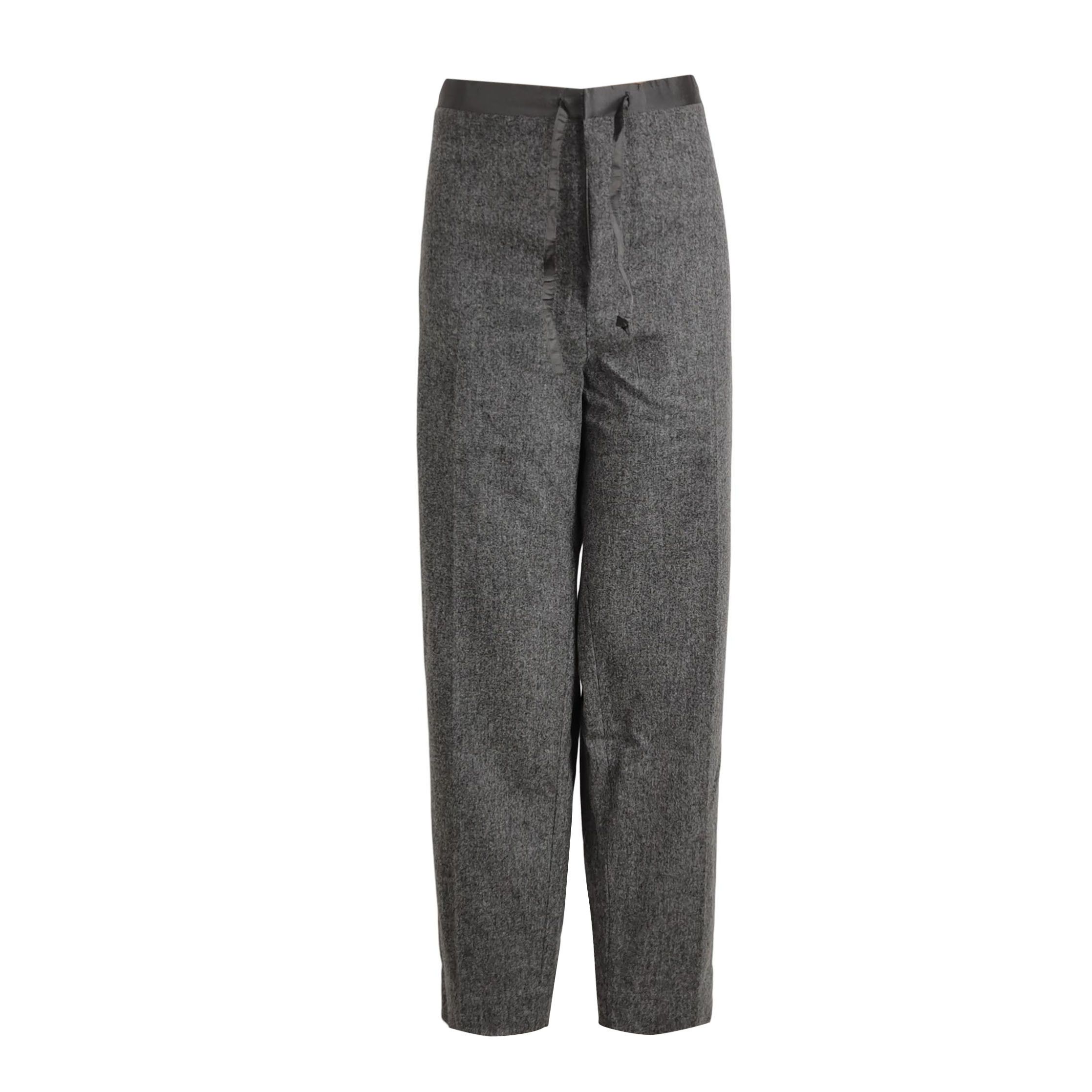 Jil Sander JIL SANDER JIL SANDER Wool Blend Solid Color Trousers Size Size US 27 - 1 Thumbnail