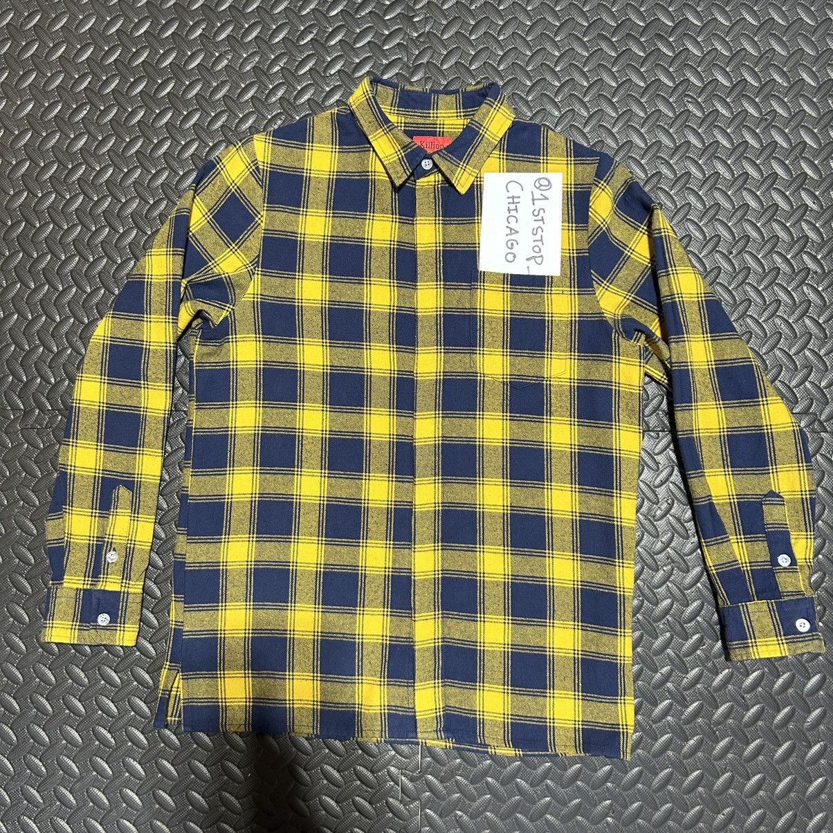 Killion Killion Flannel Shirt Plaid Button Down Men’s Small Yellow Size US S / EU 44-46 / 1 - 3 Thumbnail