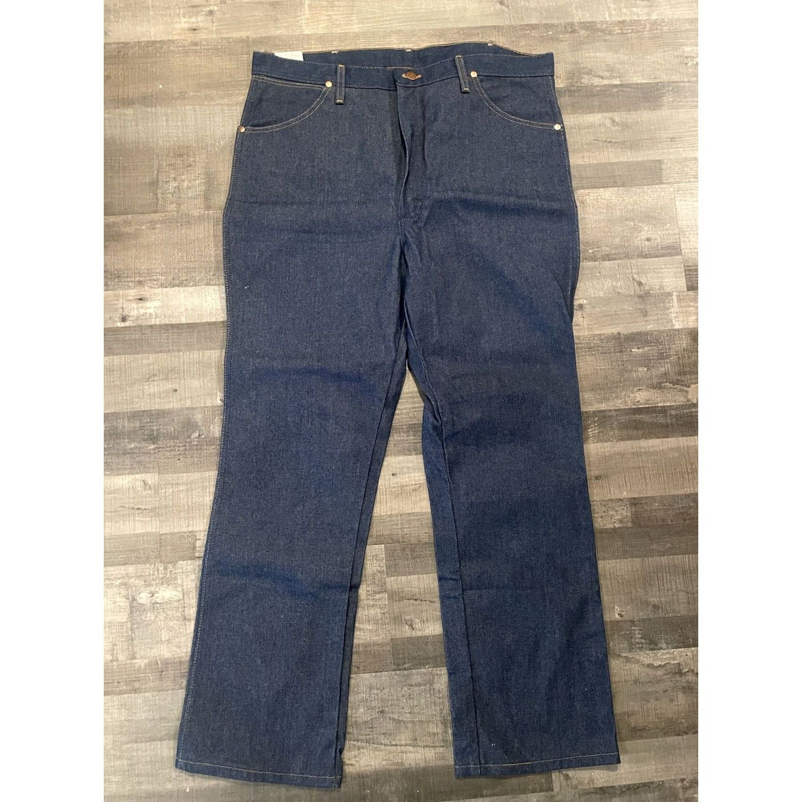 Wrangler VINTAGE Wrangler Denim Jeans 38x30 Slim Bootcut 5-Pocket Blue Size US 38 / EU 54 - 6 Thumbnail