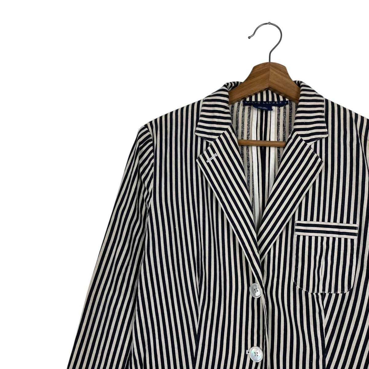Ralph Lauren Vtg Ralph Lauren Hickory Women Crop Jacket Size M / US 6-8 / IT 42-44 - 6 Thumbnail