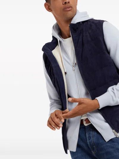 Brunello Cucinelli o1w1db10425 Cashmere Hoodie in Light Blue Size US S / EU 44-46 / 1 - 6 Thumbnail