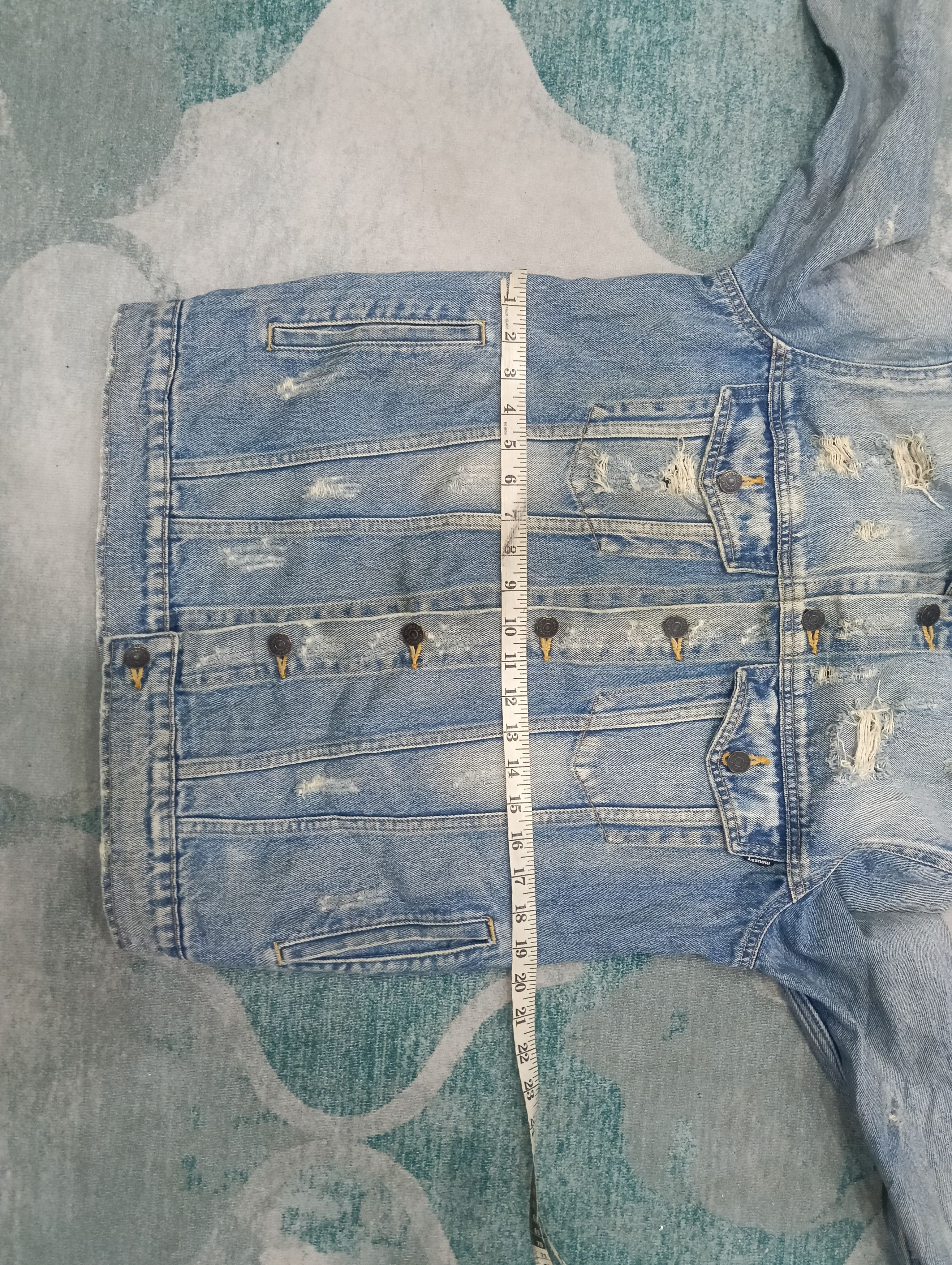 MOUSSY × Vintage Vintage Moussy Distressed Style Jacket Size L / US 10 / IT 46 - 11 Thumbnail