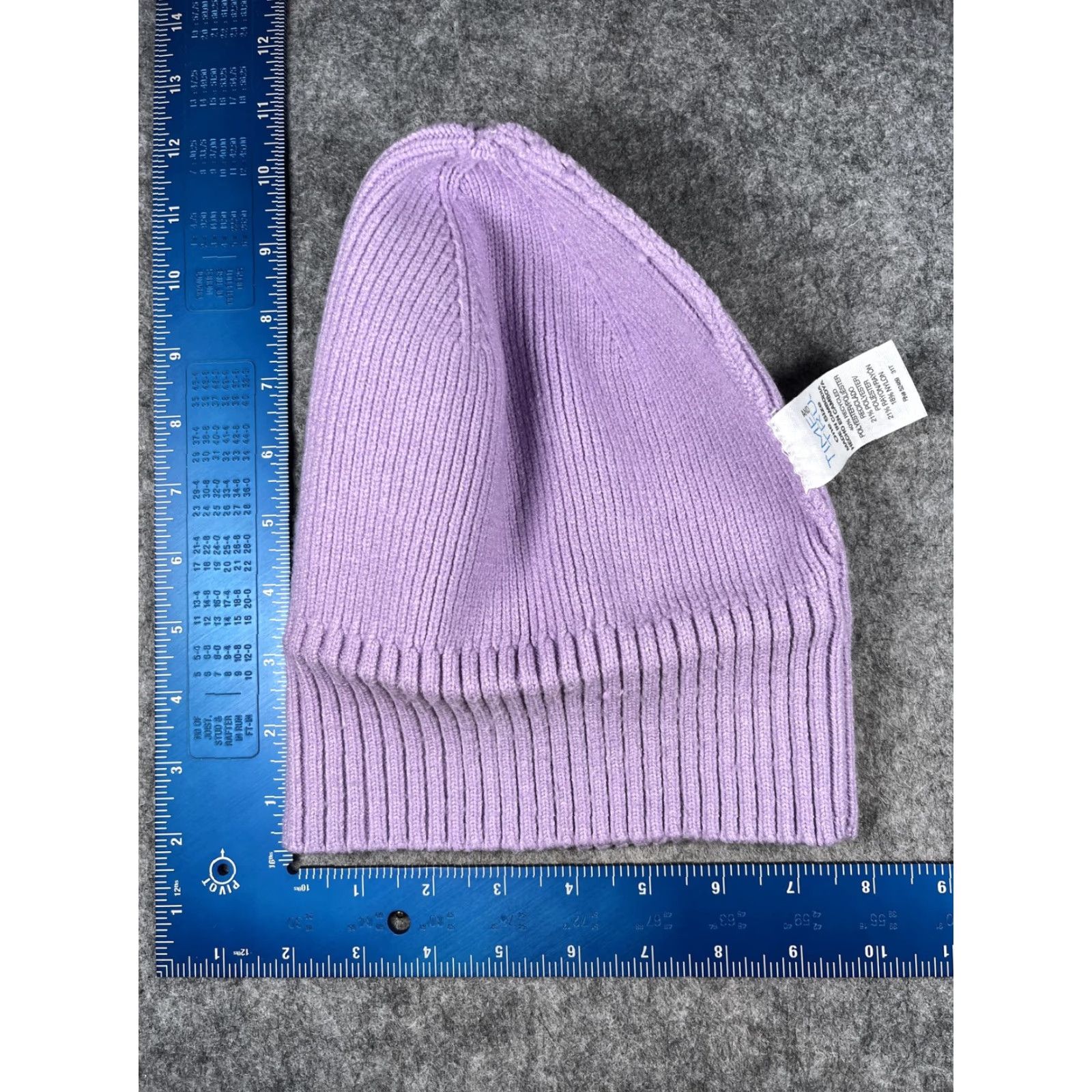 Vintage Time And Tru Beanie Womens One Size Purple Knit Rib Winter Casual Hat Size ONE SIZE - 5 Thumbnail