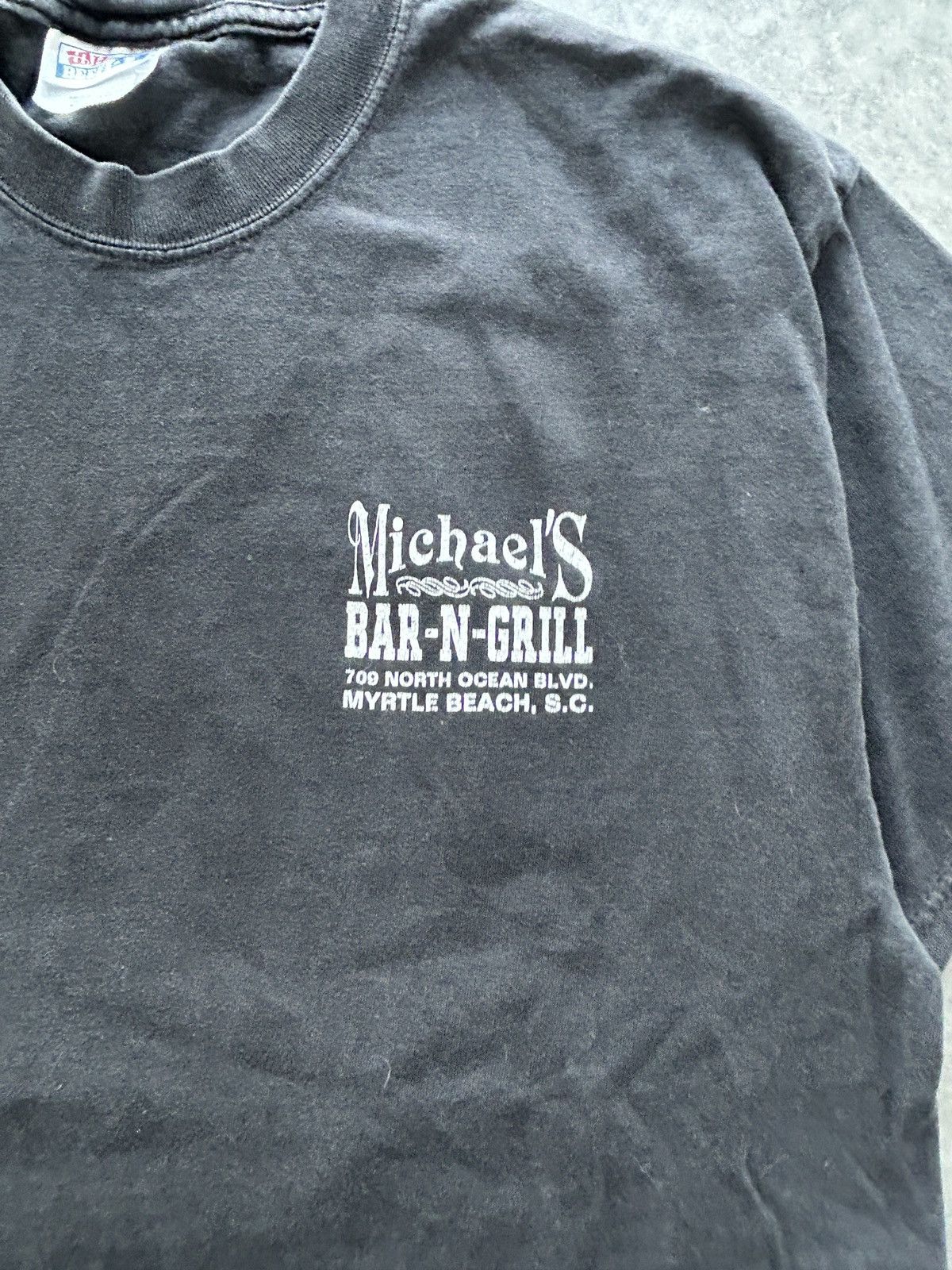 Vintage Vintage 2002 Bike Week Graphic Tee Faded Black Size US L / EU 52-54 / 3 - 4 Thumbnail