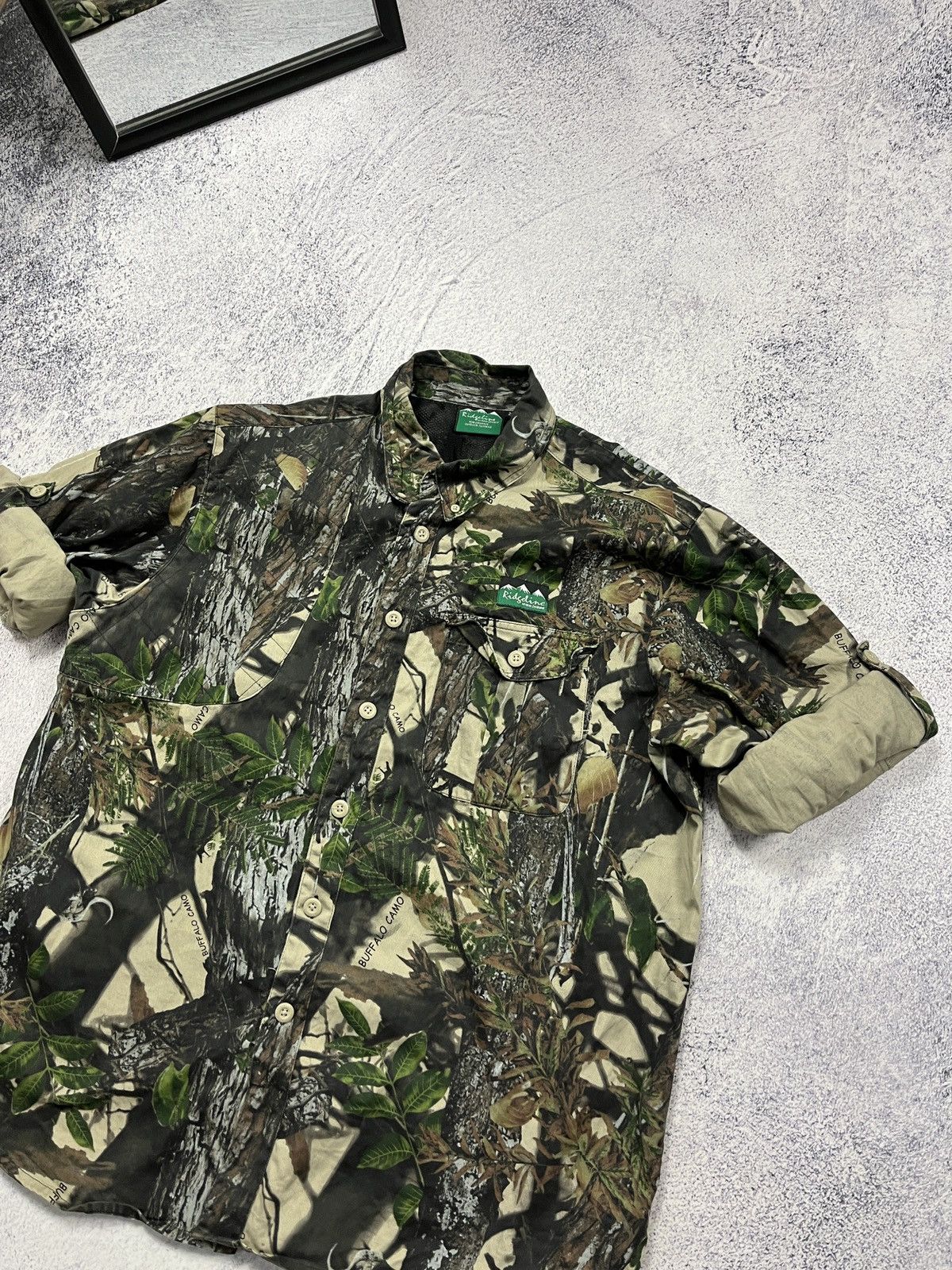 Mossy Oaks × Realtree × Vintage Ridgeline Of New Zealand Camo Crazy Real Tree Hunting Jacket Size US XXL / EU 58 / 5 - 4 Thumbnail