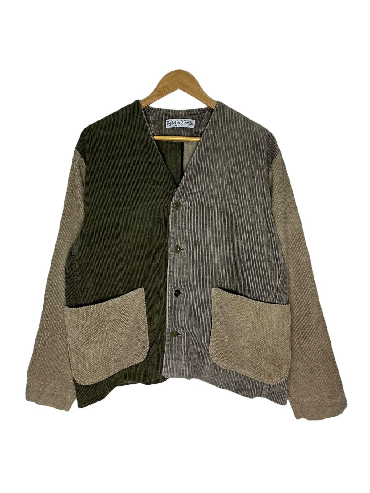 image of Corduroy Jacket Made In Japan in Moss Green, Men's (Size XL)