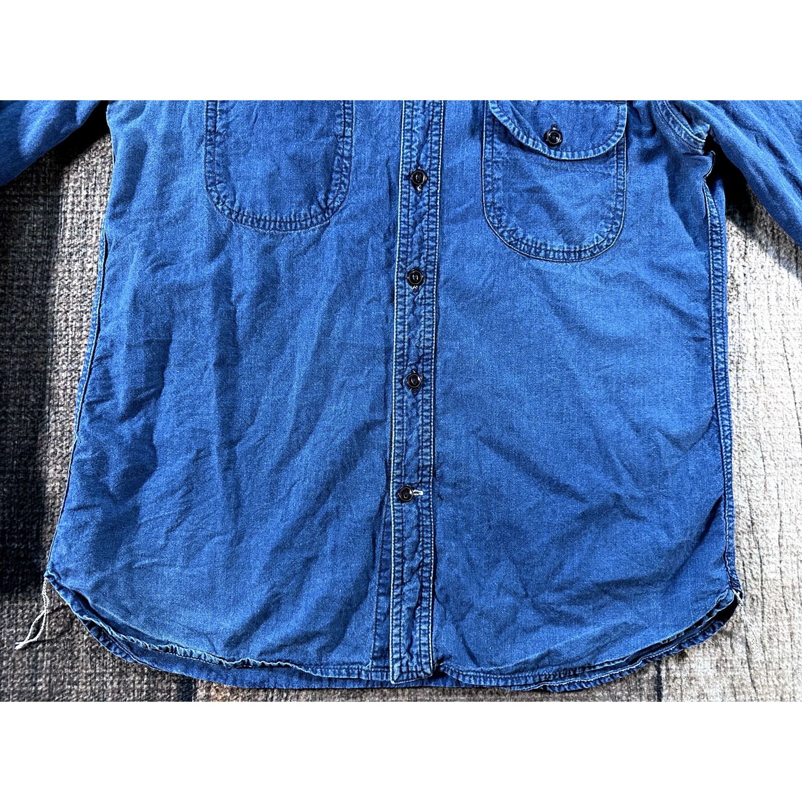 Rogue Territory Rogue Territory RGT Work Shirt Selvedge Canvas Blue Men's Size US M / EU 48-50 / 2 - 4 Thumbnail
