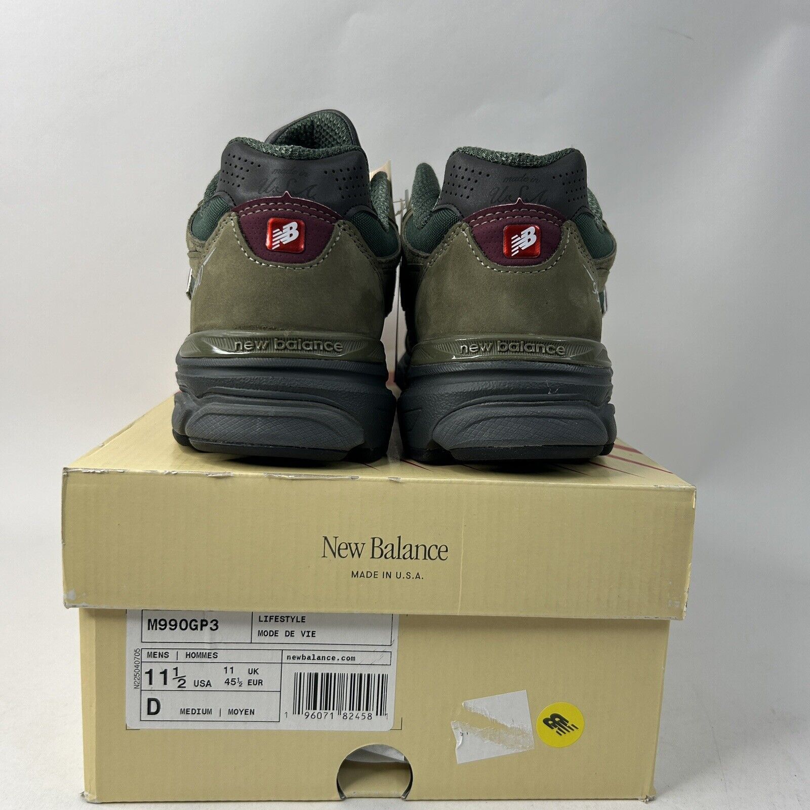 New Balance New Balance 990v3 X Teddy Saints “Green Purple” 2024 Size US 11.5 / EU 44-45 - 4 Thumbnail