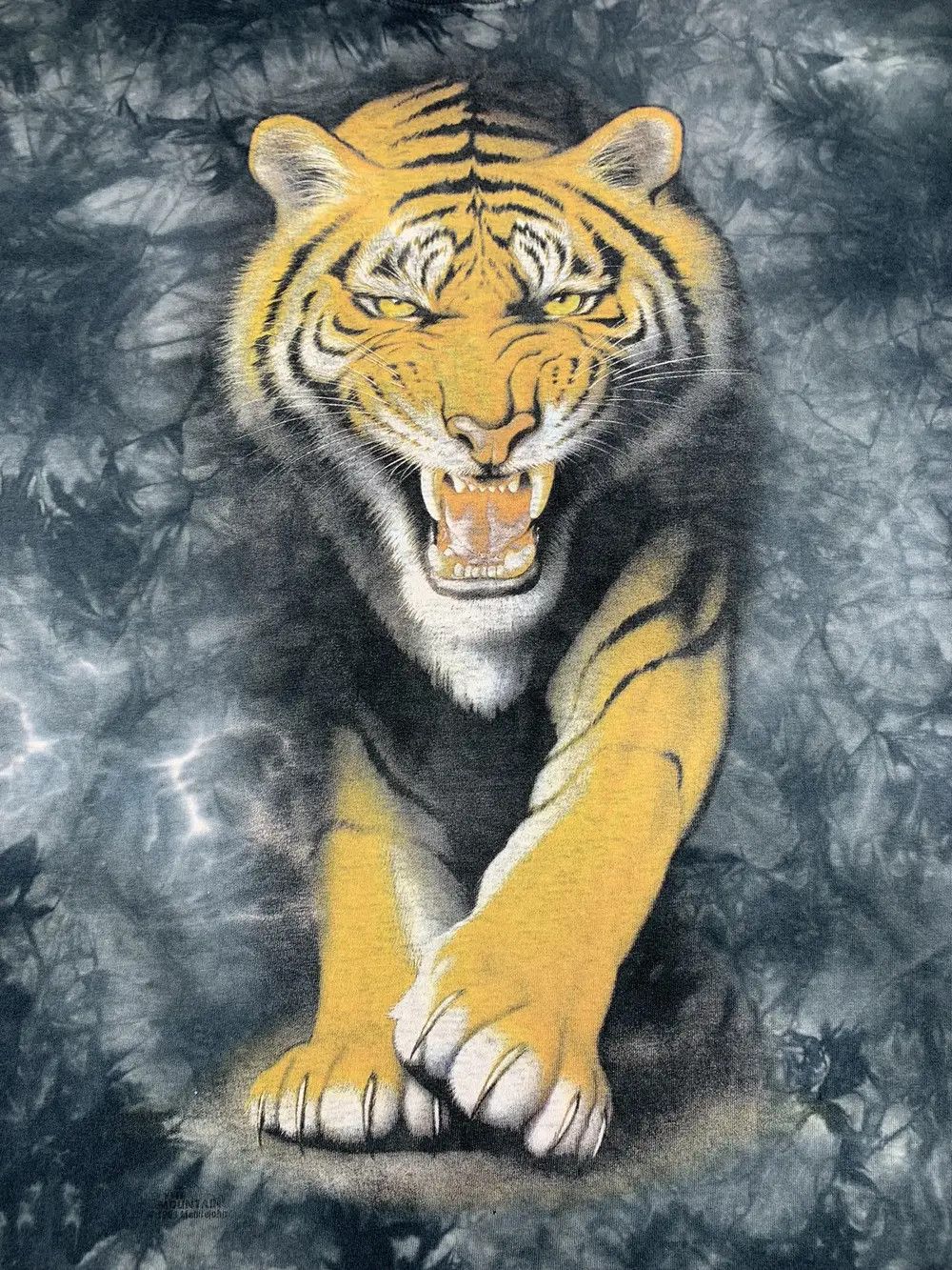 Other Vintage The Mountain Tie Dye Tiger Tshirt Tee 00s Oversize Size US XL / EU 56 / 4 - 3 Thumbnail