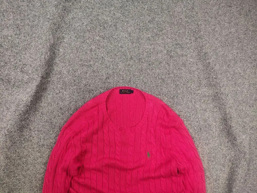 Polo Ralph Lauren Polo Ralph Lauren Cable-Knit textured Sweater Vintage Y2K Size L / US 10 / IT 46 - 2 Thumbnail