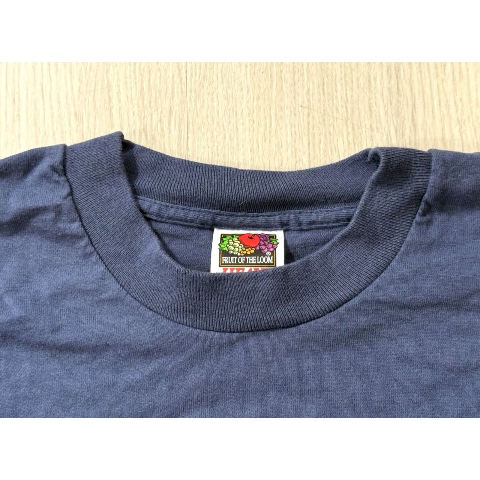 Fruit Of The Loom VINTAGE Men In Black Graphic Print T-Shirt XL Frank The Pug 90s Christopher Lee ILM Crew Neck Cotton Blue Shirt Mens XL Size US XL / EU 56 / 4 - 6 Thumbnail