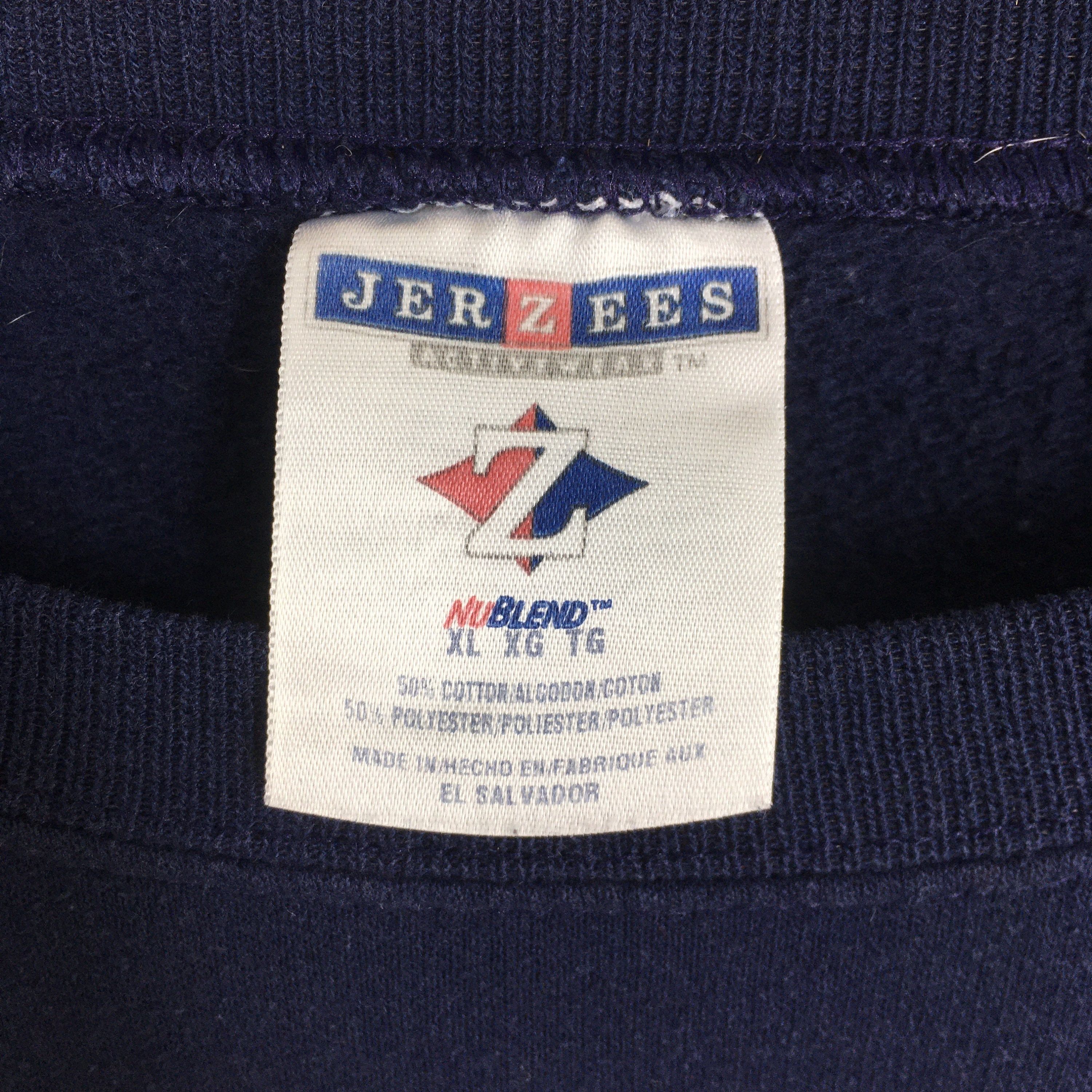 Habitat Vintage 90s Alaska Eagles Blue Sweatshirt XLarge Size US XL / EU 56 / 4 - 5 Thumbnail
