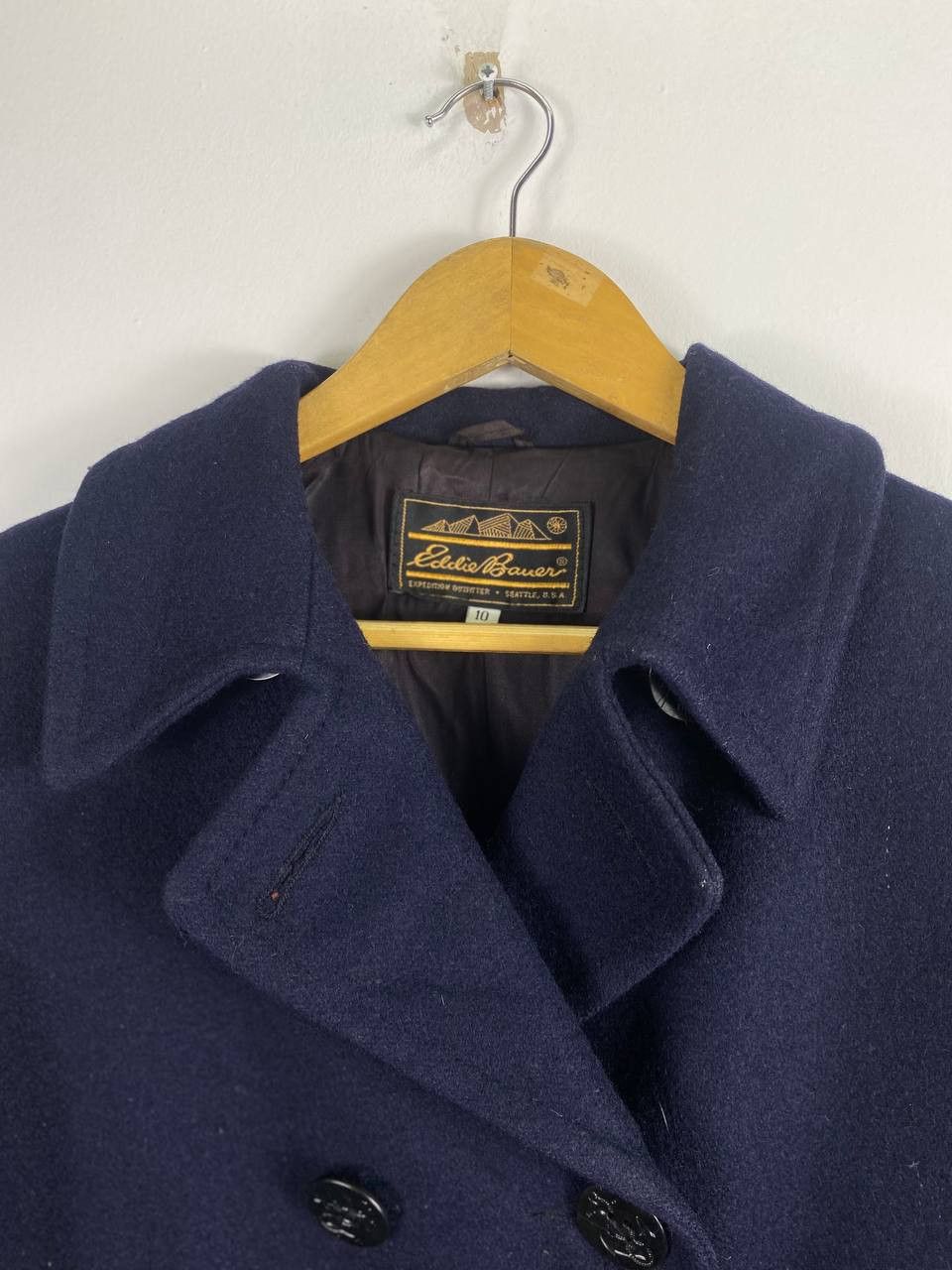 Eddie Bauer vintage eddie bauer double breast wool jacket nice design Size US L / EU 52-54 / 3 - 2 Thumbnail
