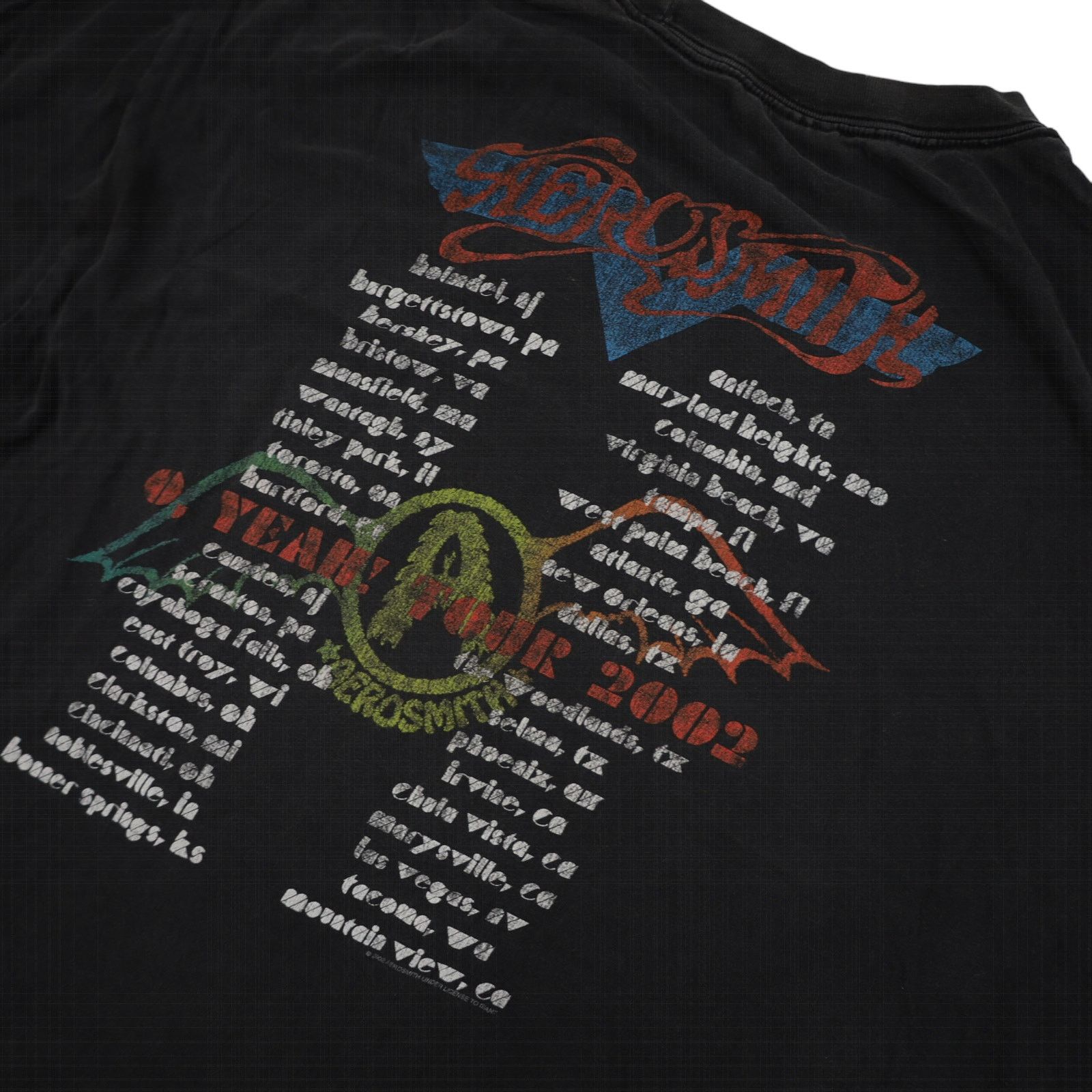 Band Tees × Vintage Vintage 2002 Aero Smith O'Yeah Tour Graphic T Shirt Size US XL / EU 56 / 4 - 9 Thumbnail