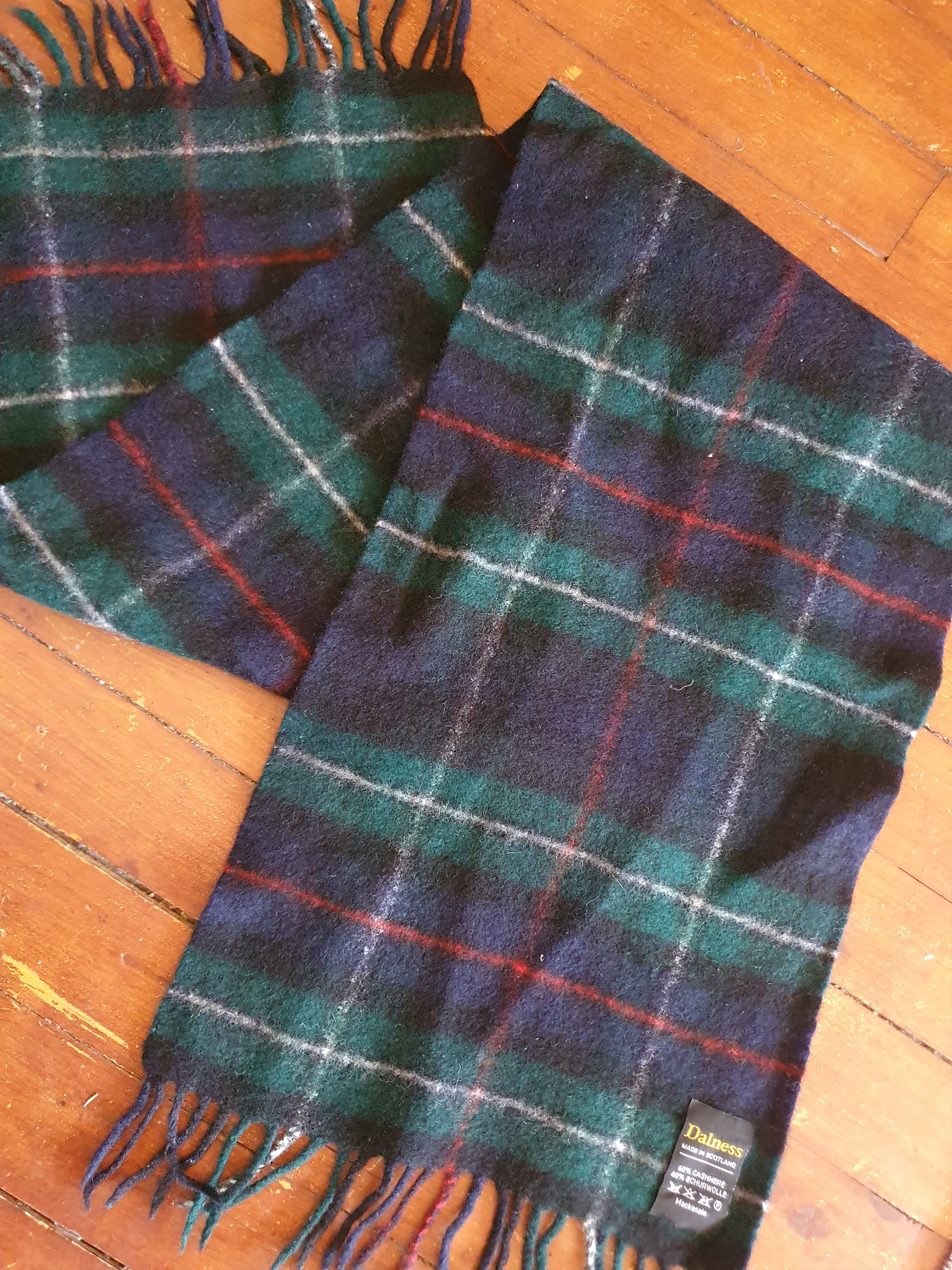 Other Dalness Scarf Made in Scotland Cashmere Blend Plaids&Checks Size ONE SIZE - 4 Thumbnail