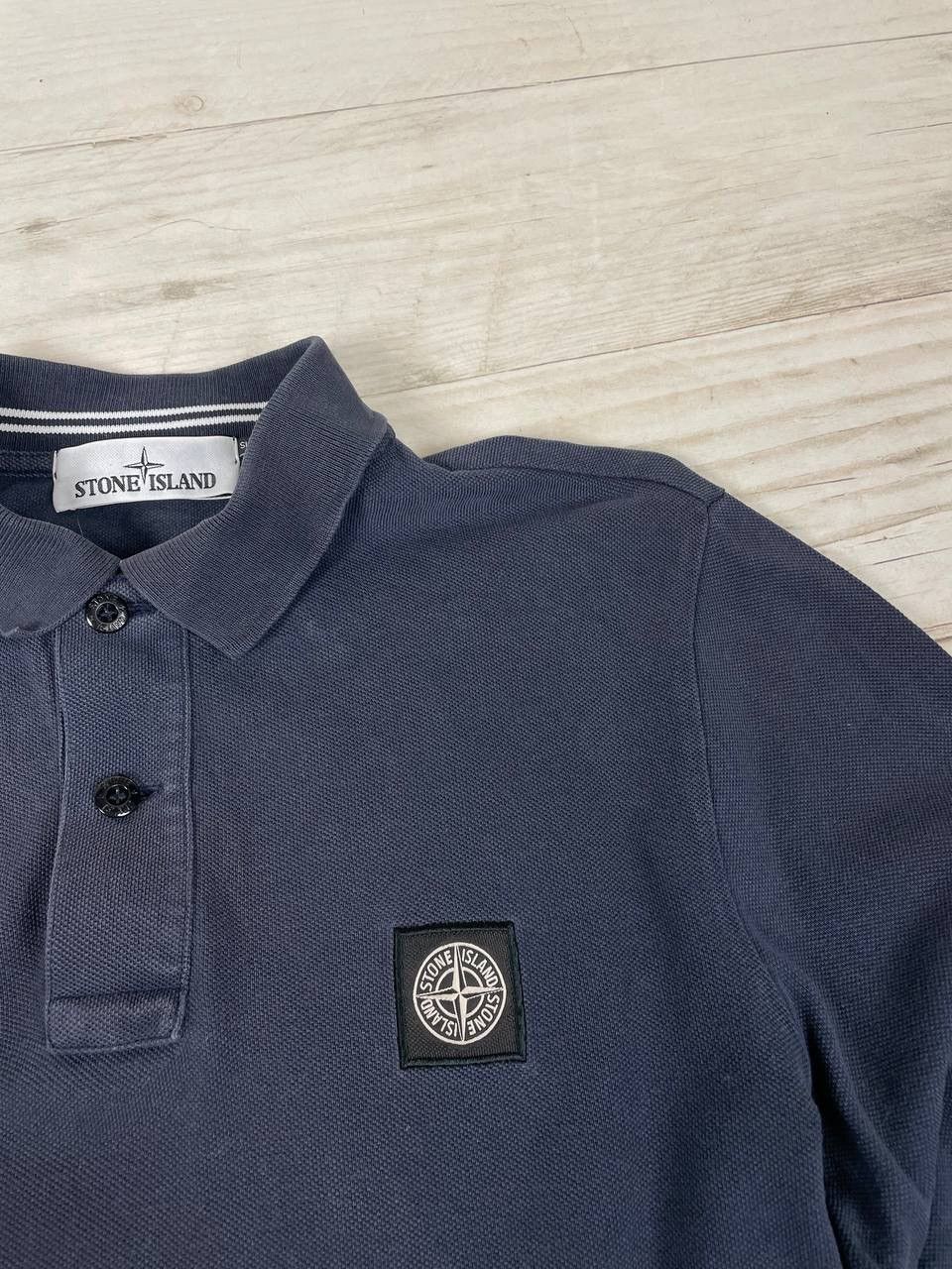 Massimo Osti Stone Island Polo Long Sleeve Shirt Patch Program Size US M / EU 48-50 / 2 - 7 Thumbnail