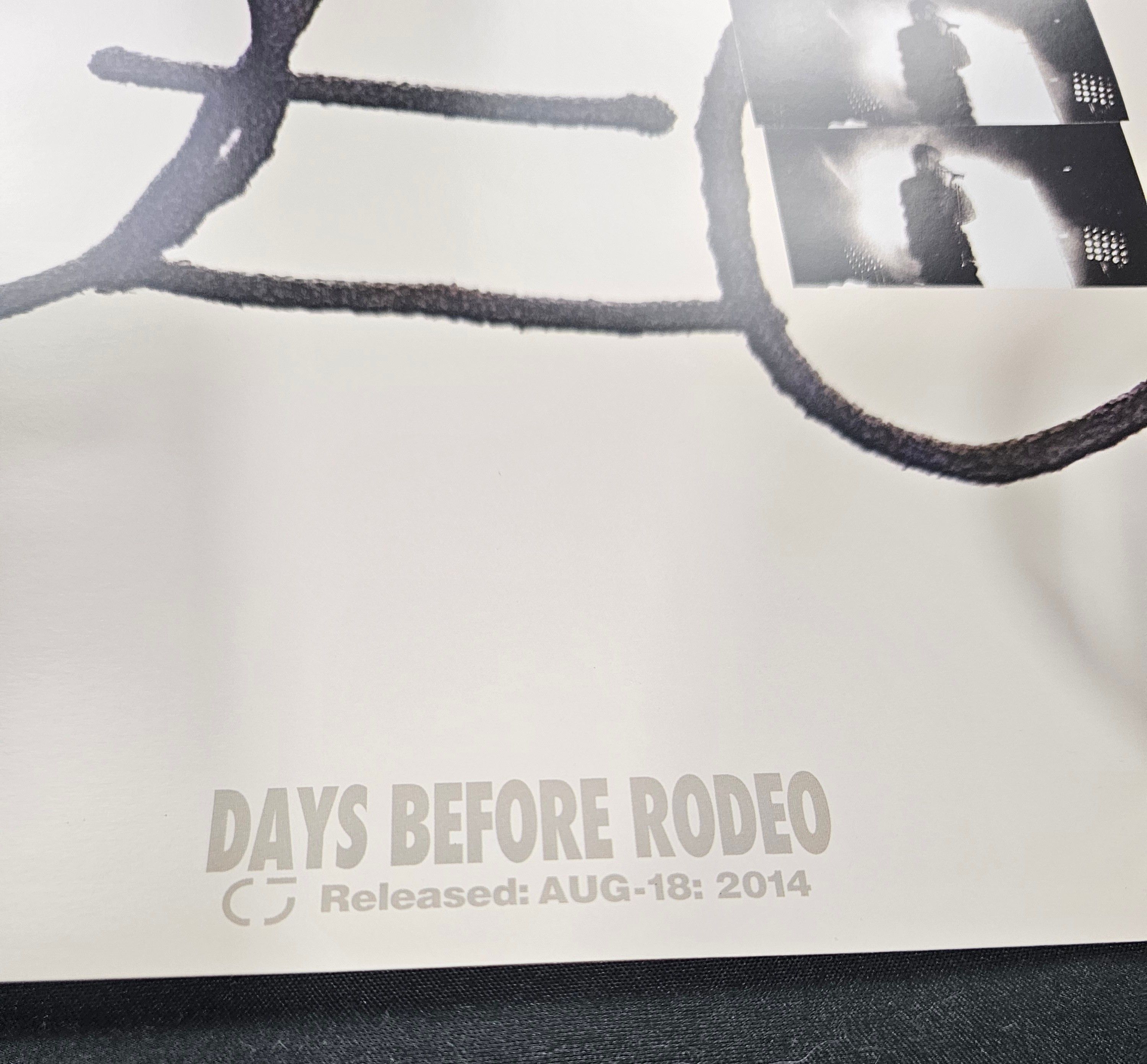 Travis Scott Travis Scott Days Before Rodeo Poster 24” X 18” 10 Year Size ONE SIZE - 3 Thumbnail