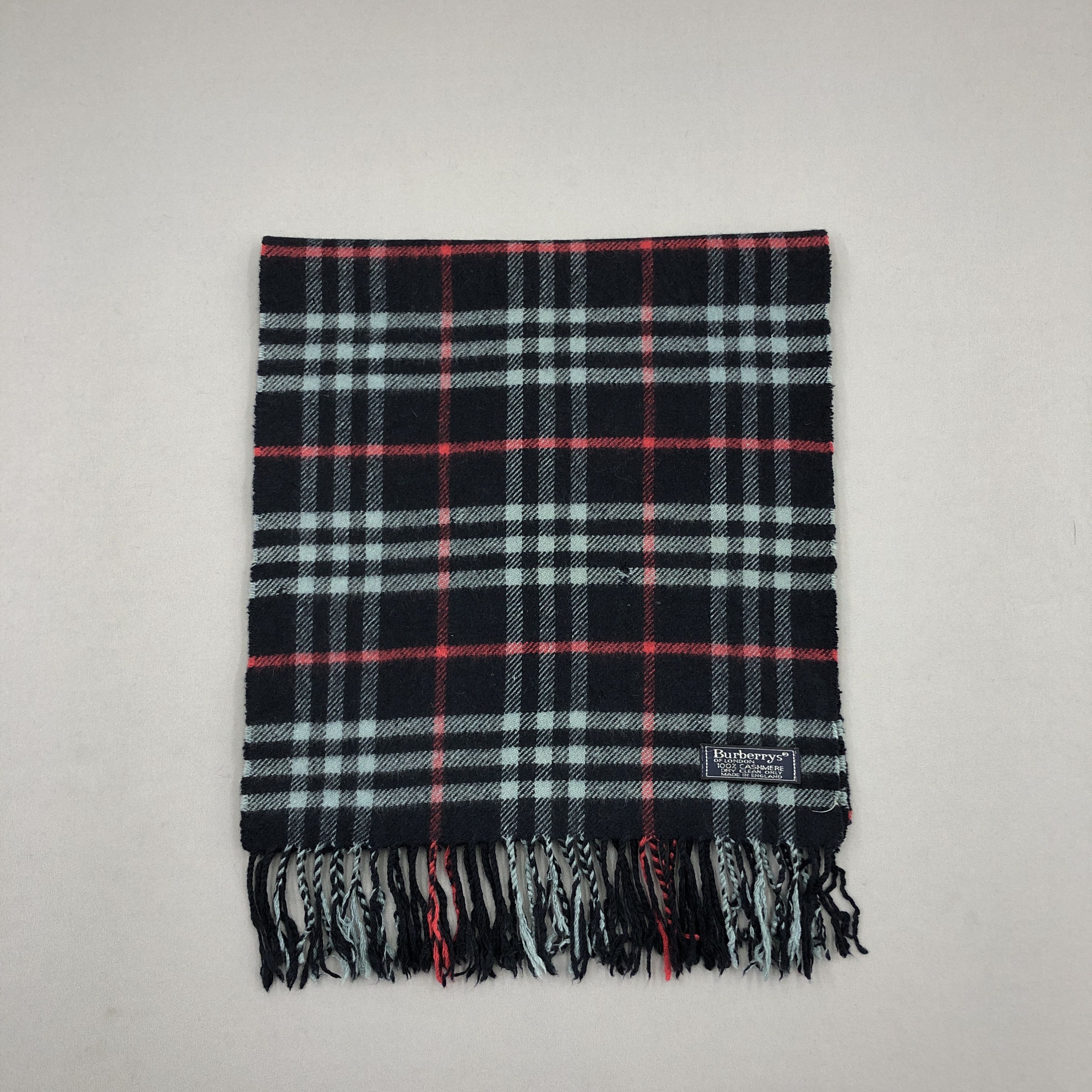 Burberry Vintage Burberry Scarf Muffler Wool Cashmere Scarves Size ONE SIZE - 3 Thumbnail