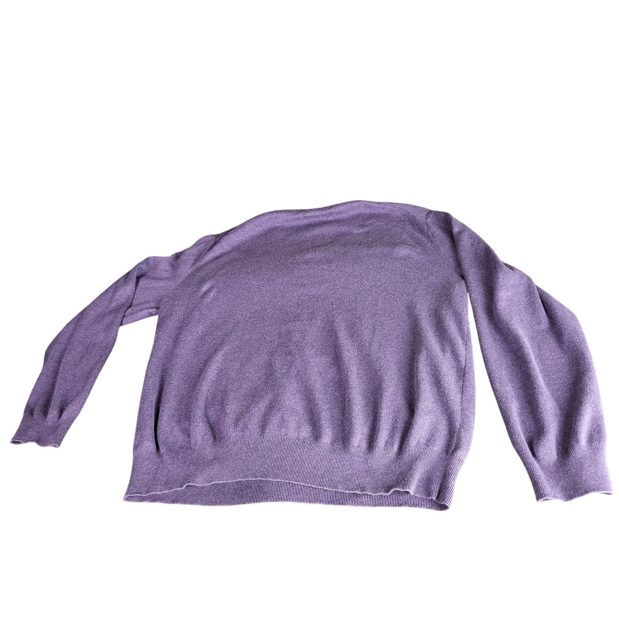 Polo Ralph Lauren Polo Ralph Lauren Pima Cotton Sweater Men Sz XL V Neck Purpl Size US XL / EU 56 / 4 - 7 Thumbnail
