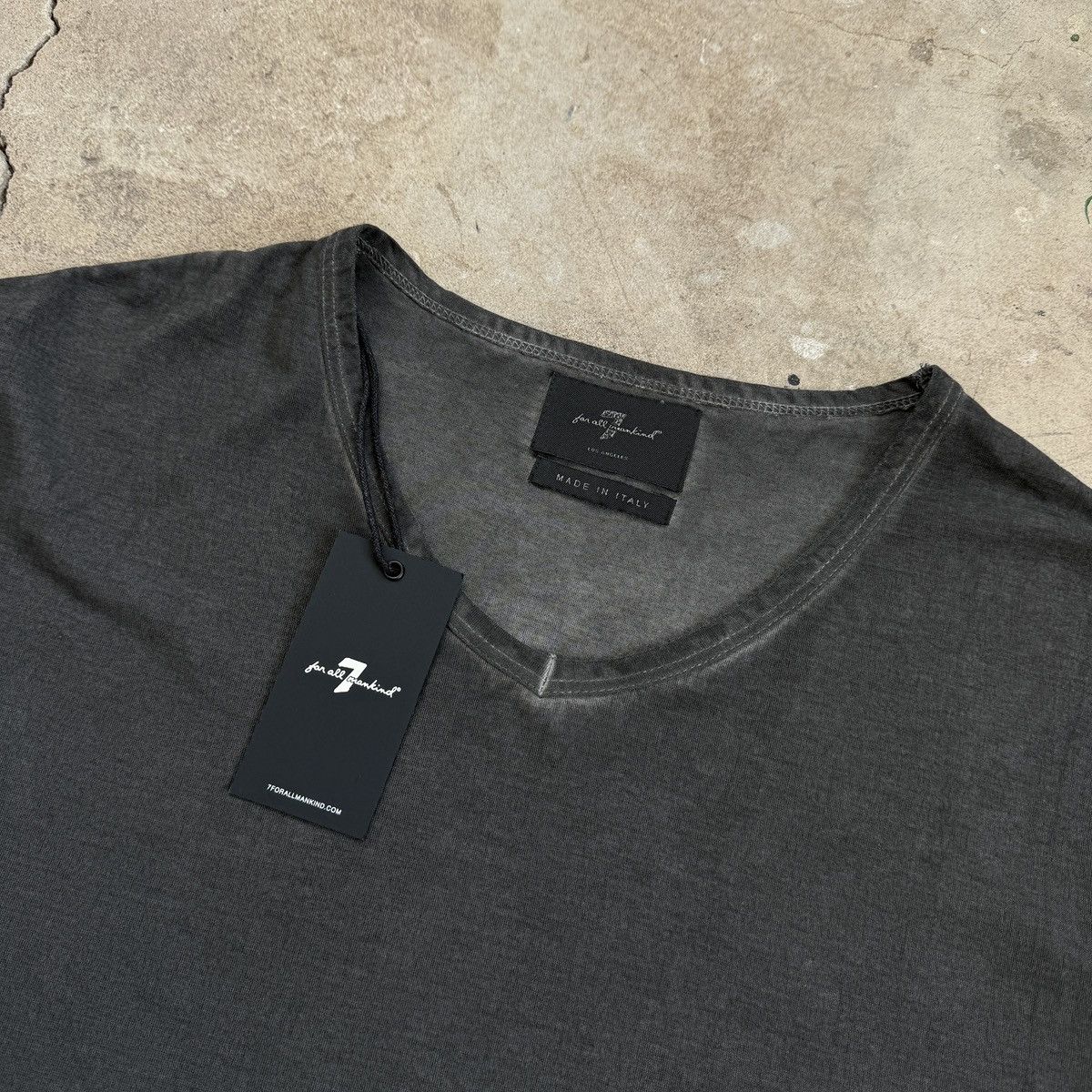 7 For All Mankind 7 for all mankind V-neck T-Shirt Size US L / EU 52-54 / 3 - 4 Thumbnail