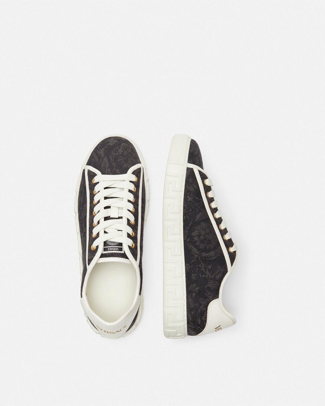 Versace Versace Greco Jacquard Canvas Sneakers Size US 6 / EU 39 - 3 Thumbnail