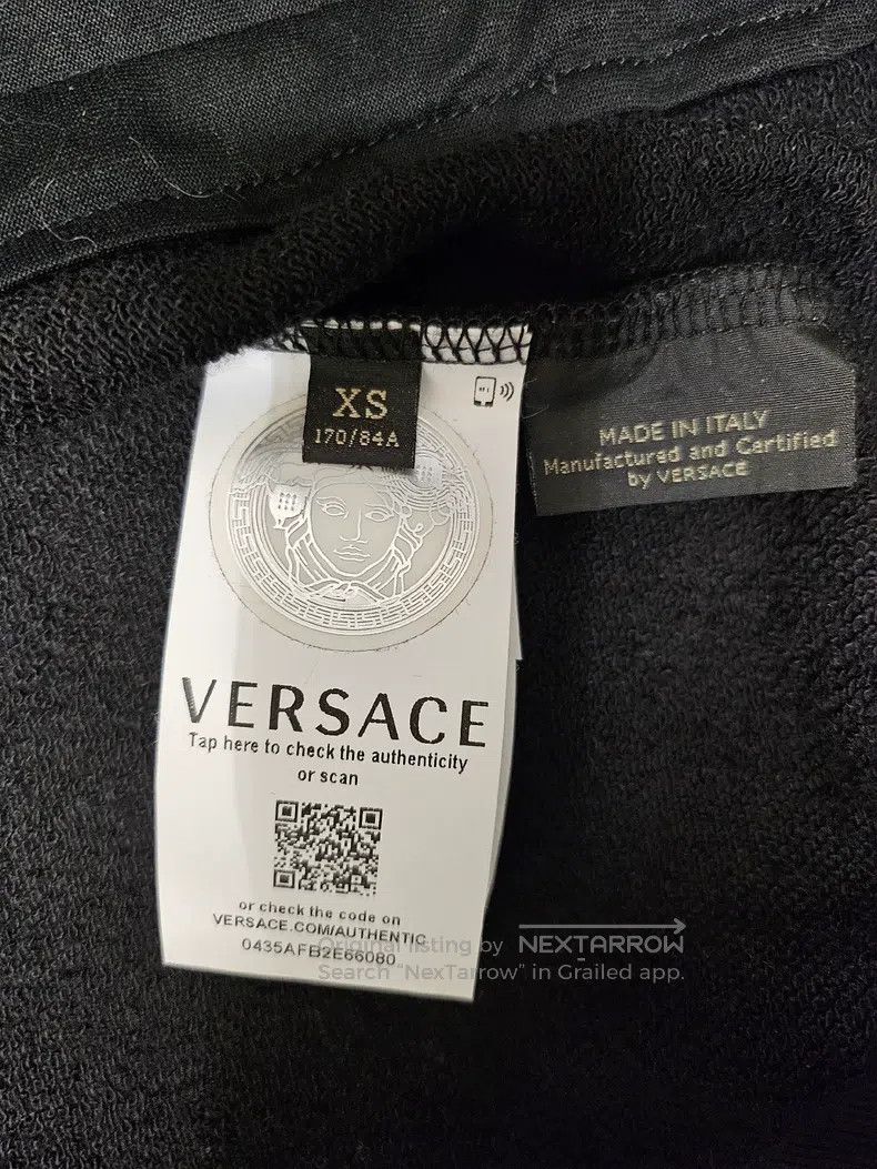 Versace Versace Heavy industry embroidered men's hooded sweatshirt Size US XS / EU 42 / 0 - 8 Thumbnail