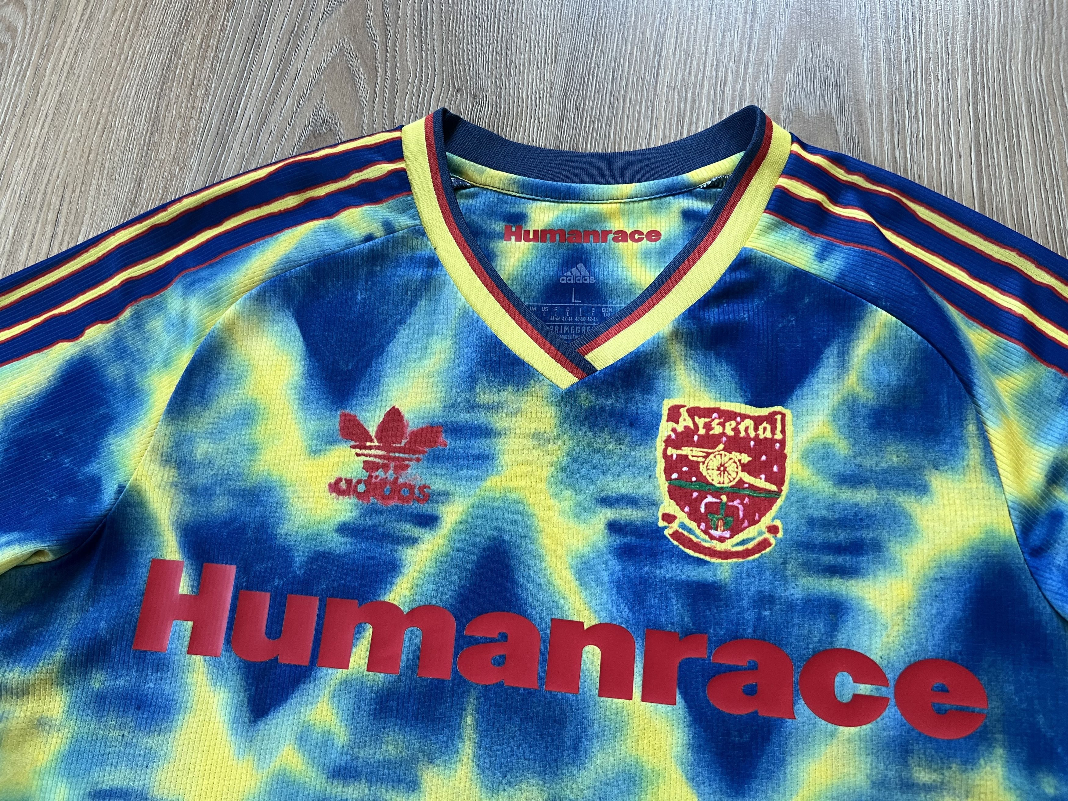 Adidas Limited Edition Adidas FC Arsenal HumanRace Football Jersey Size US L / EU 52-54 / 3 - 5 Thumbnail